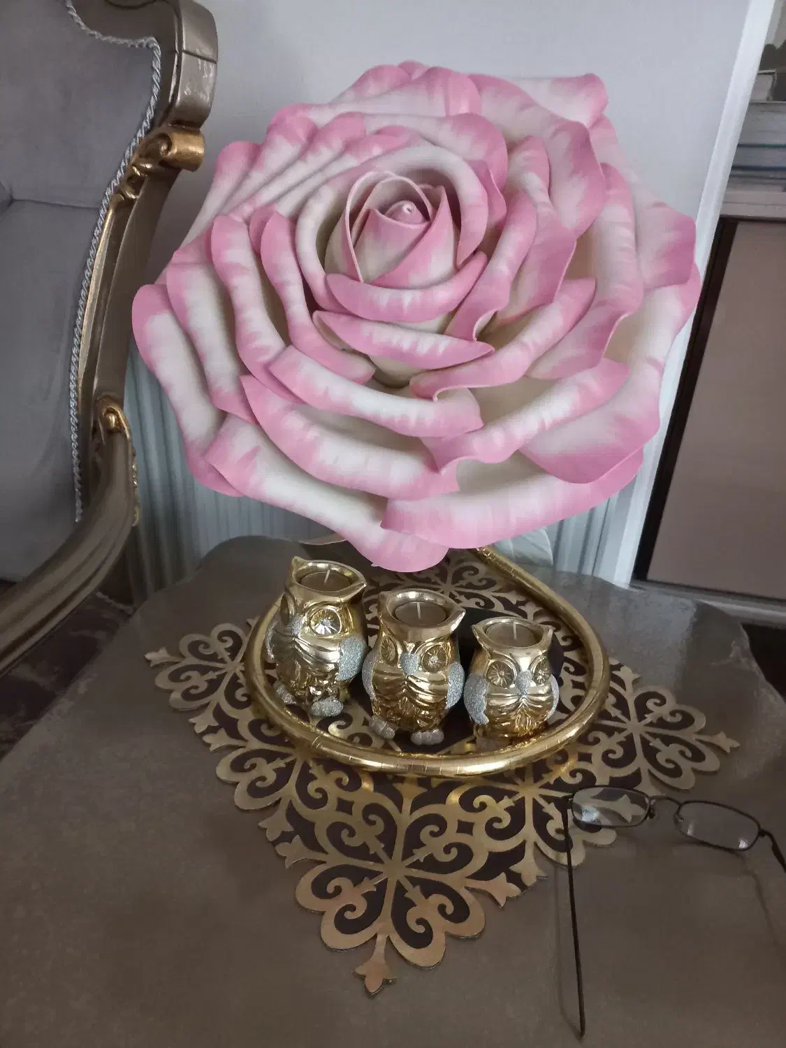 شب خواب و گل رز|گل مصنوعی|بروجرد, |دیوار