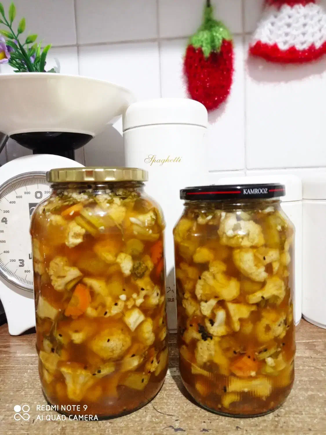 ترشی گل کلم با سرکه سیب خونگی کاملا بهداشتی|خوردنی و آشامیدنی|فاضل آباد, |دیوار