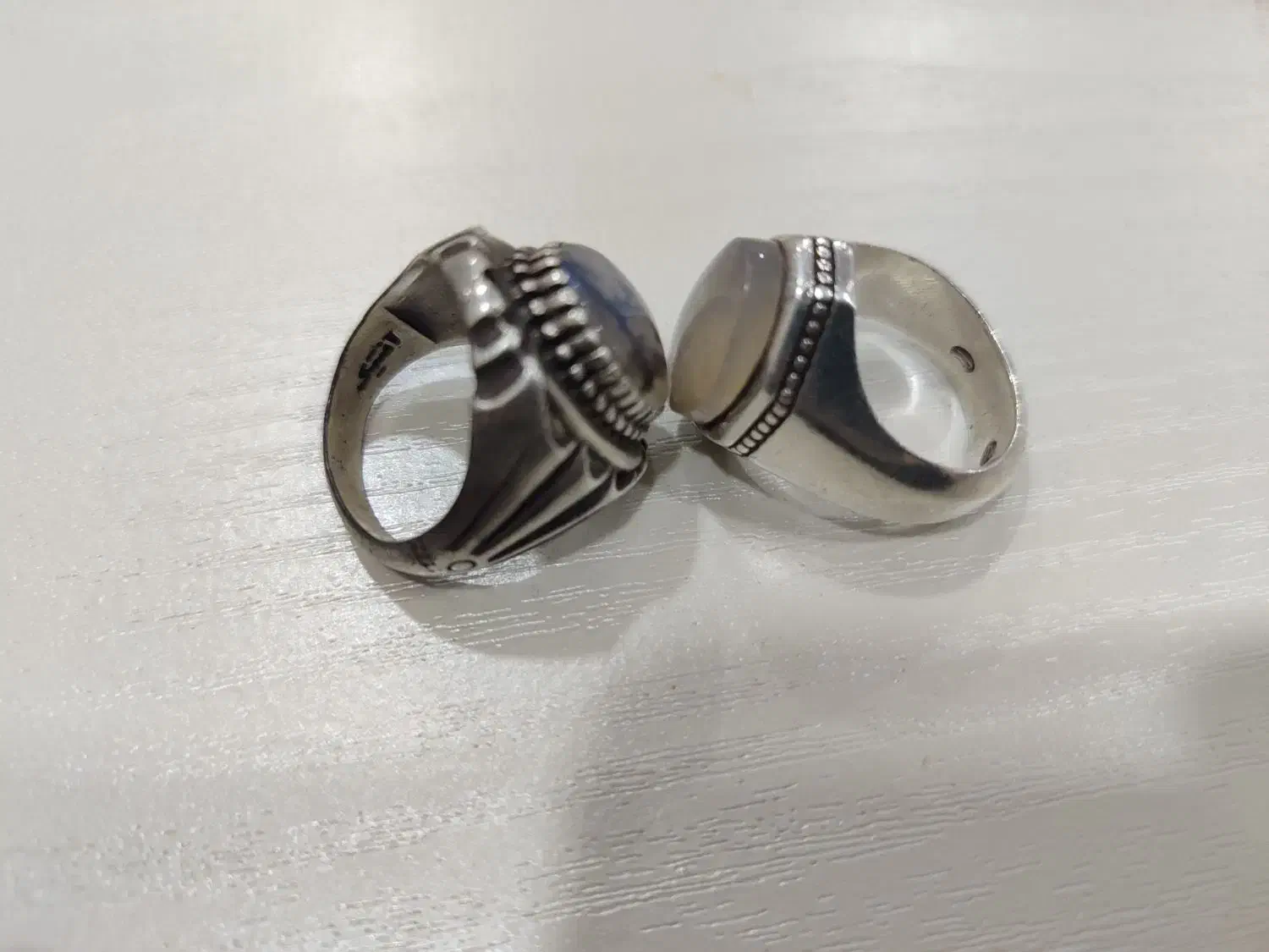 دو عدد انگشتر نقرە|جواهرات|سقز, |دیوار