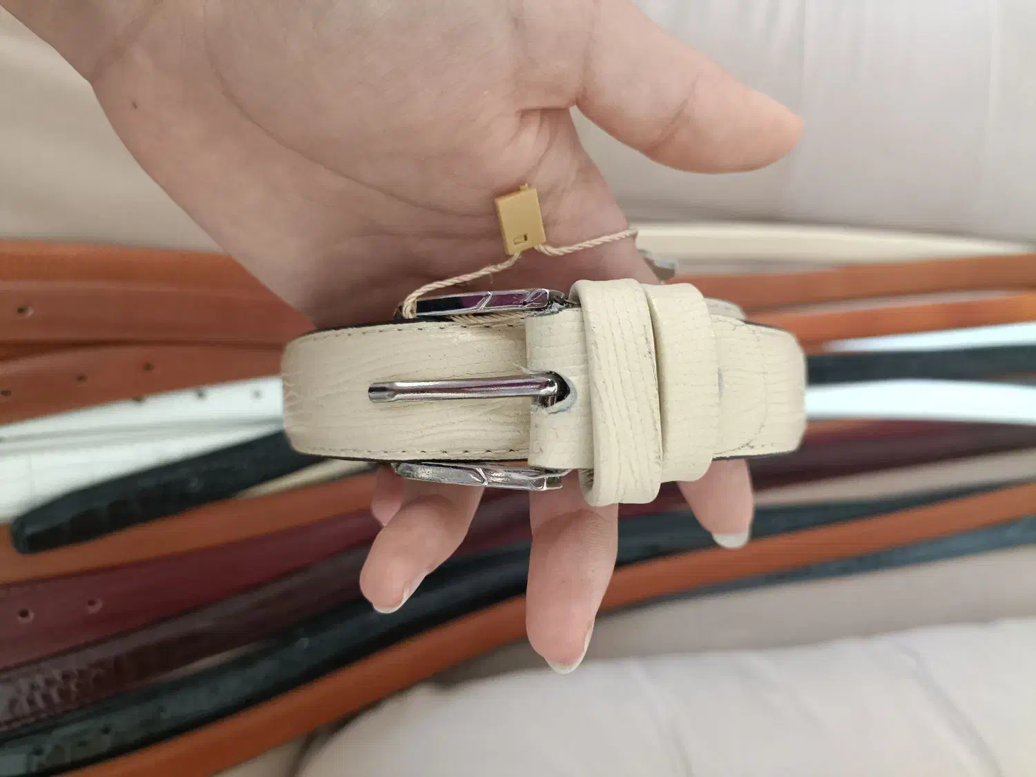 کمربند زنانه چرم اصل|کیف، کفش، کمربند|سمنان, |دیوار