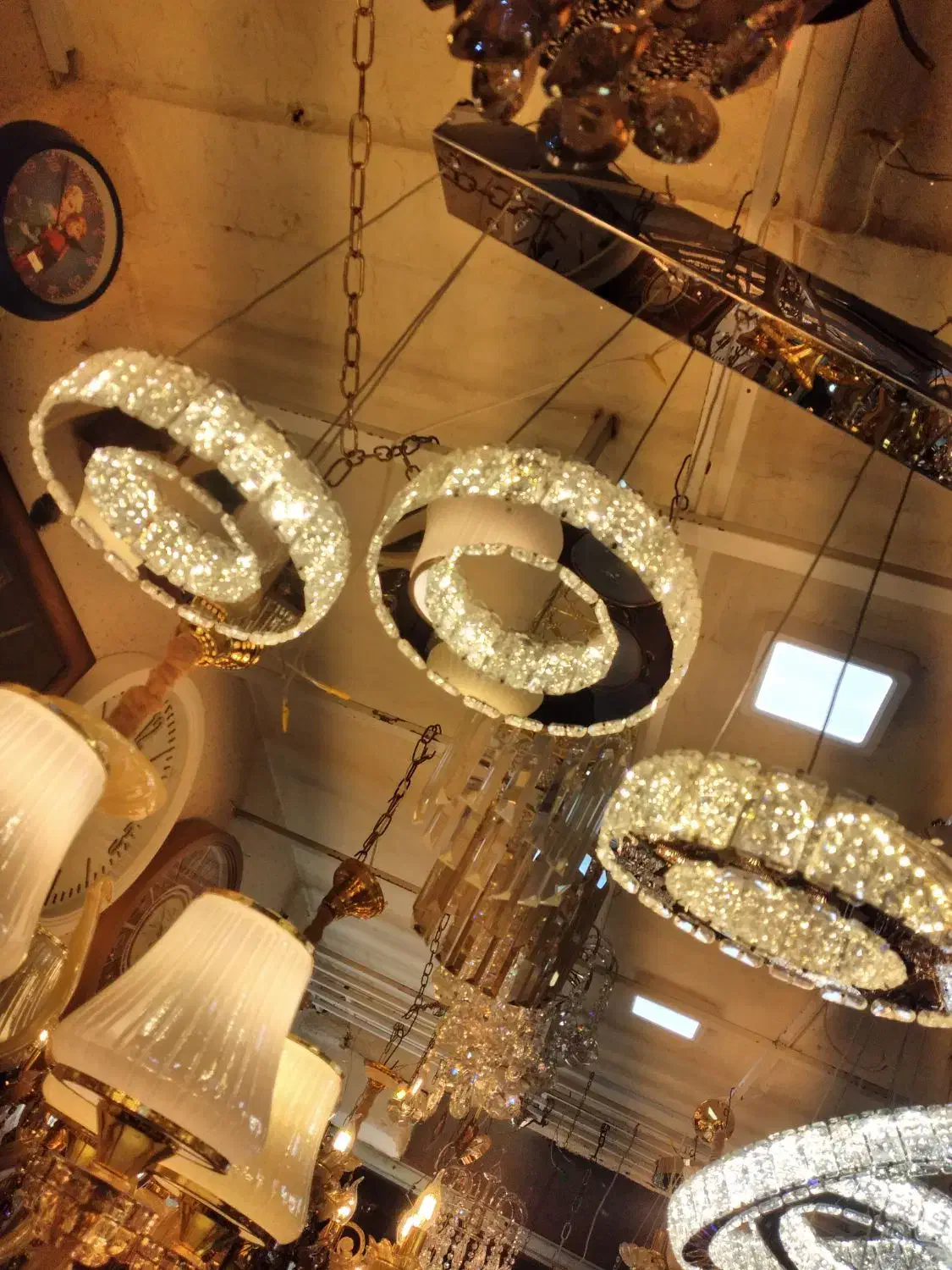 لوستر لاینر ریموت دار|لوستر و چراغ آویز|اراک, |دیوار