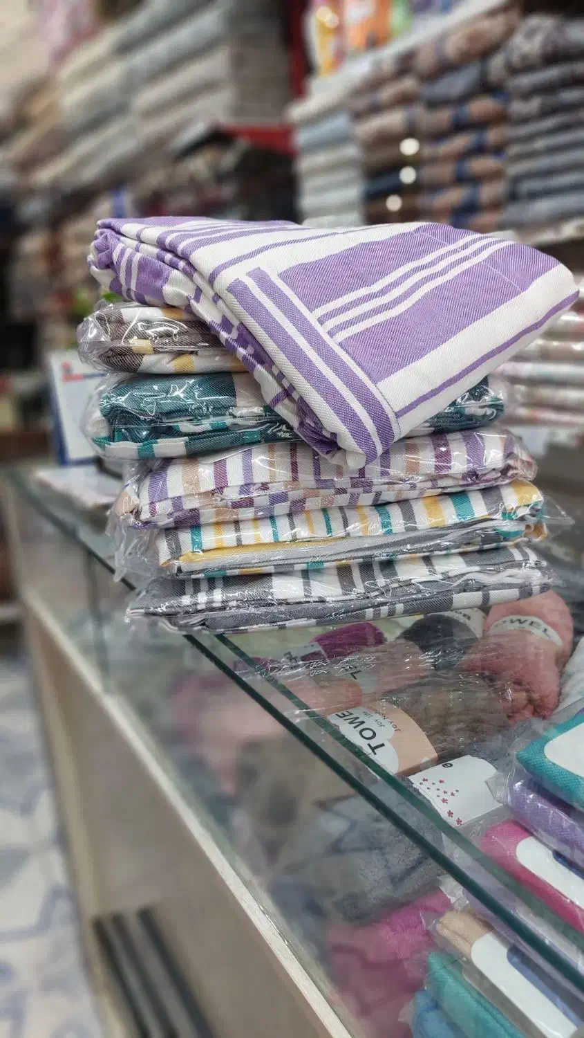 حوله تن پوش نخی یزدی و مخمل|لوازم حمام|مشهد, طلاب|دیوار