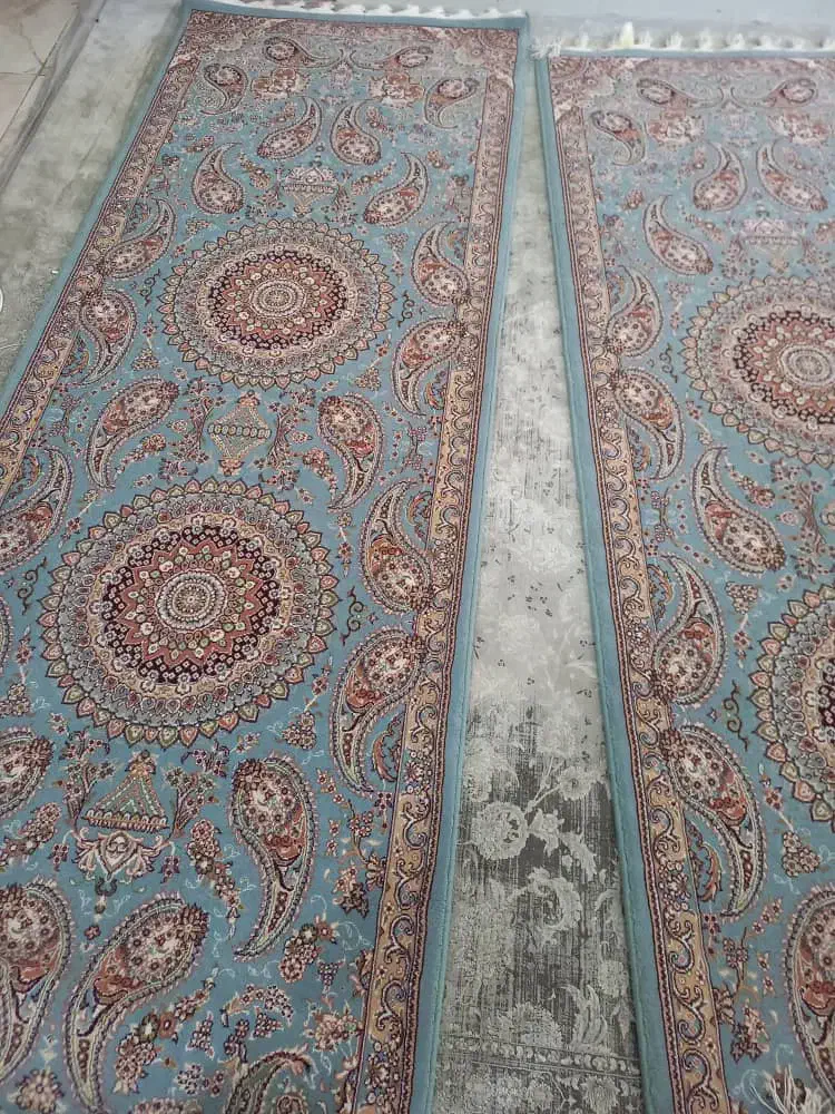 کناره فیروزه ای|فرش|ایلام, |دیوار