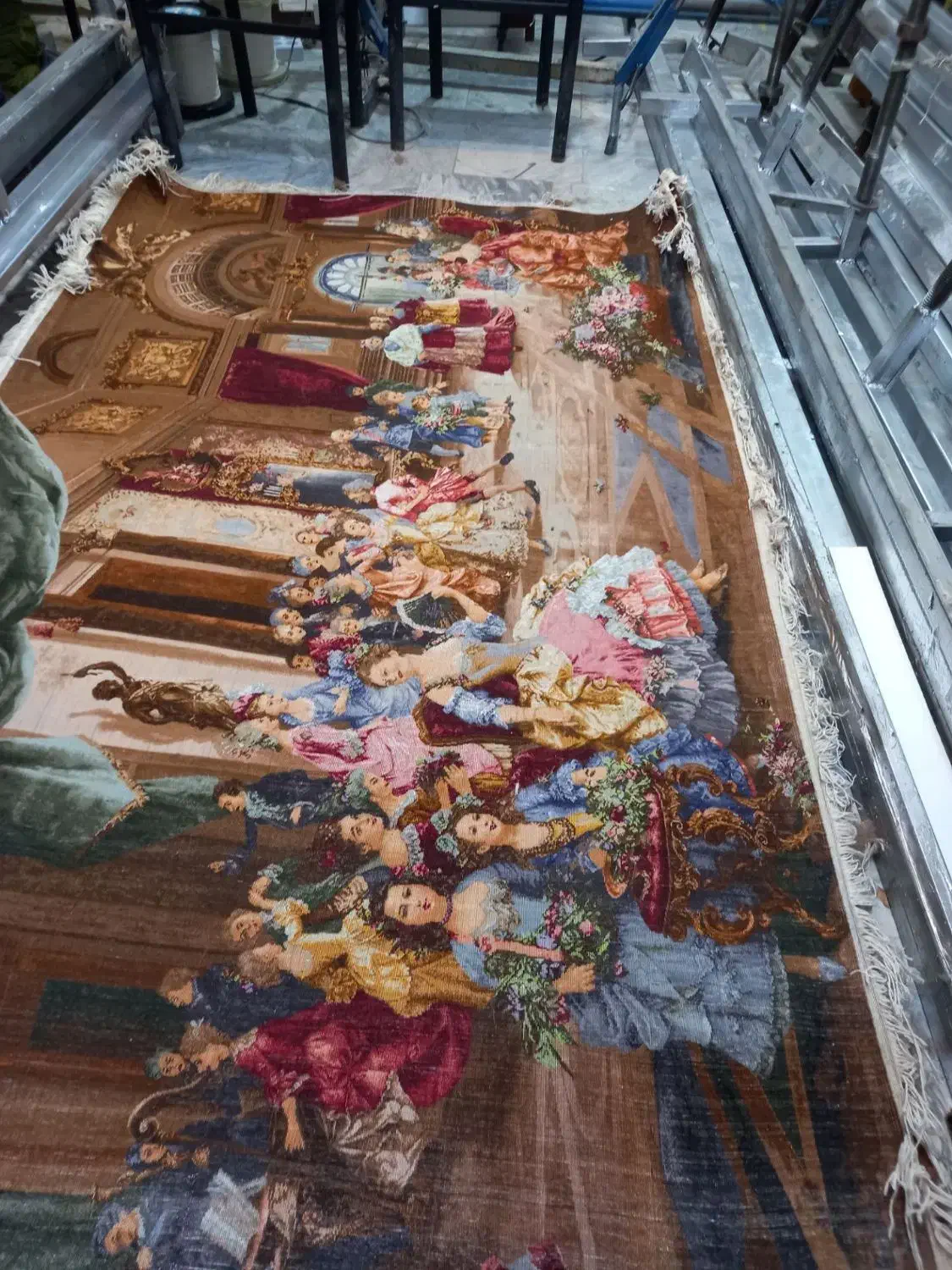 تابلو فرش طرح مجلس پاپ|تابلو فرش|اردبیل, |دیوار