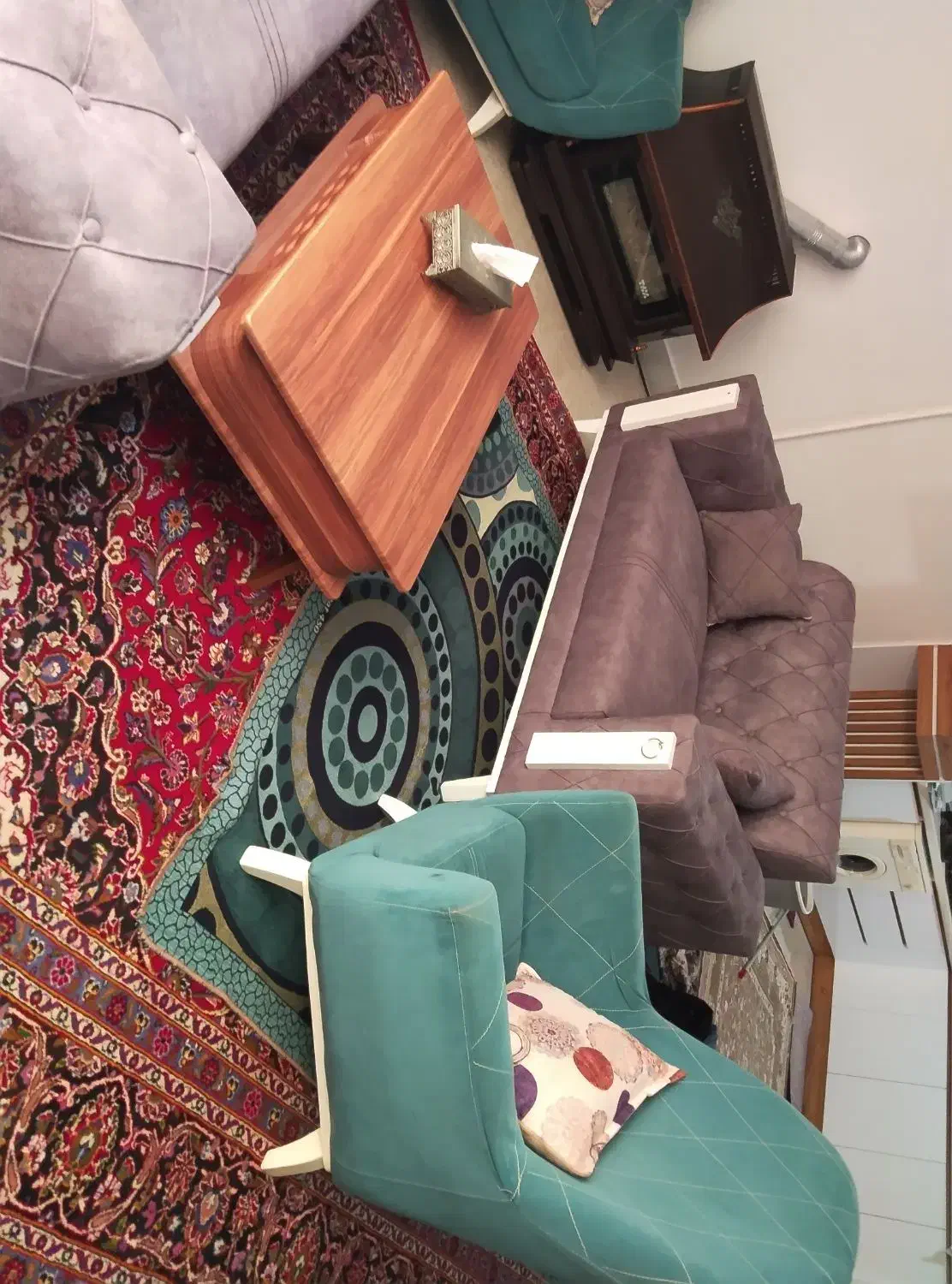 یک دست مبل راحتی نونو|مبلمان خانگی و میز عسلی|اصفهان, ارداجی|دیوار