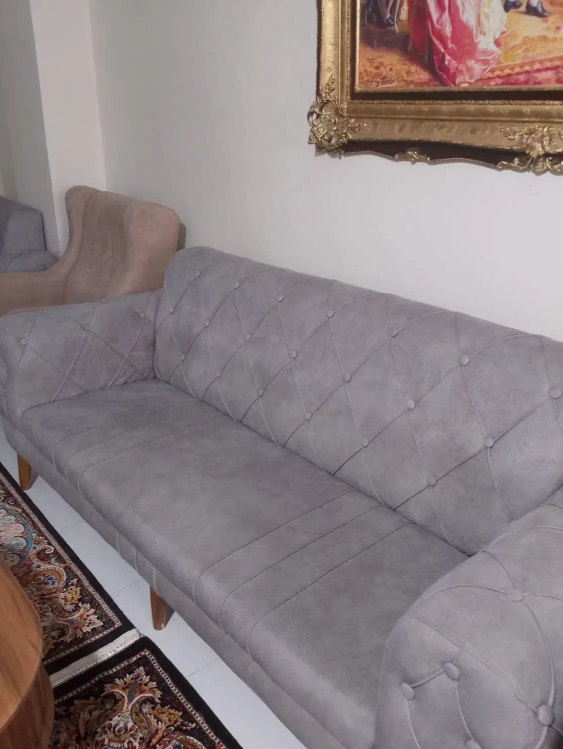 مبل چستر کلاسیک 7 نفره|مبلمان خانگی و میز عسلی|بومهن, |دیوار