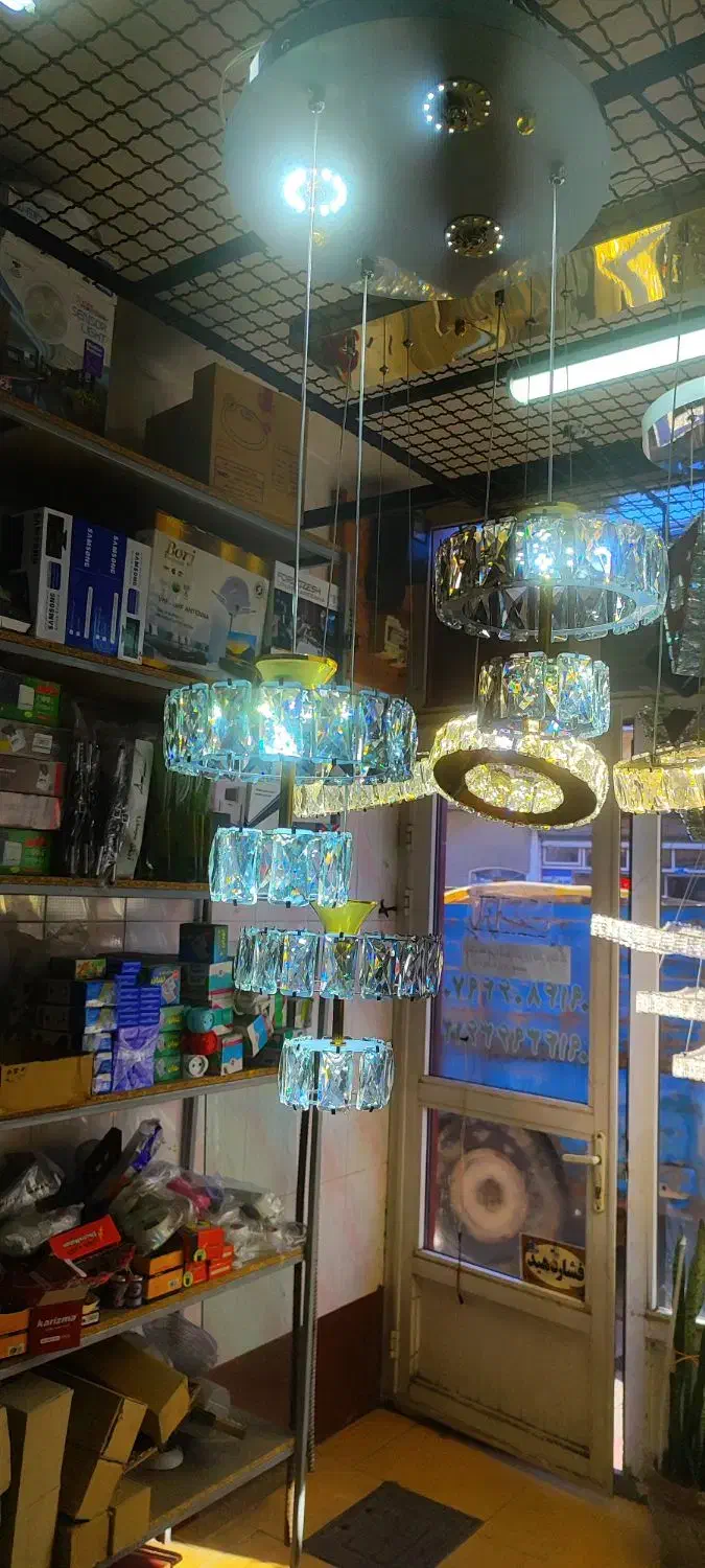 ستاره سه آویز ودایره سه اویر|لوستر و چراغ آویز|تبریز, |دیوار