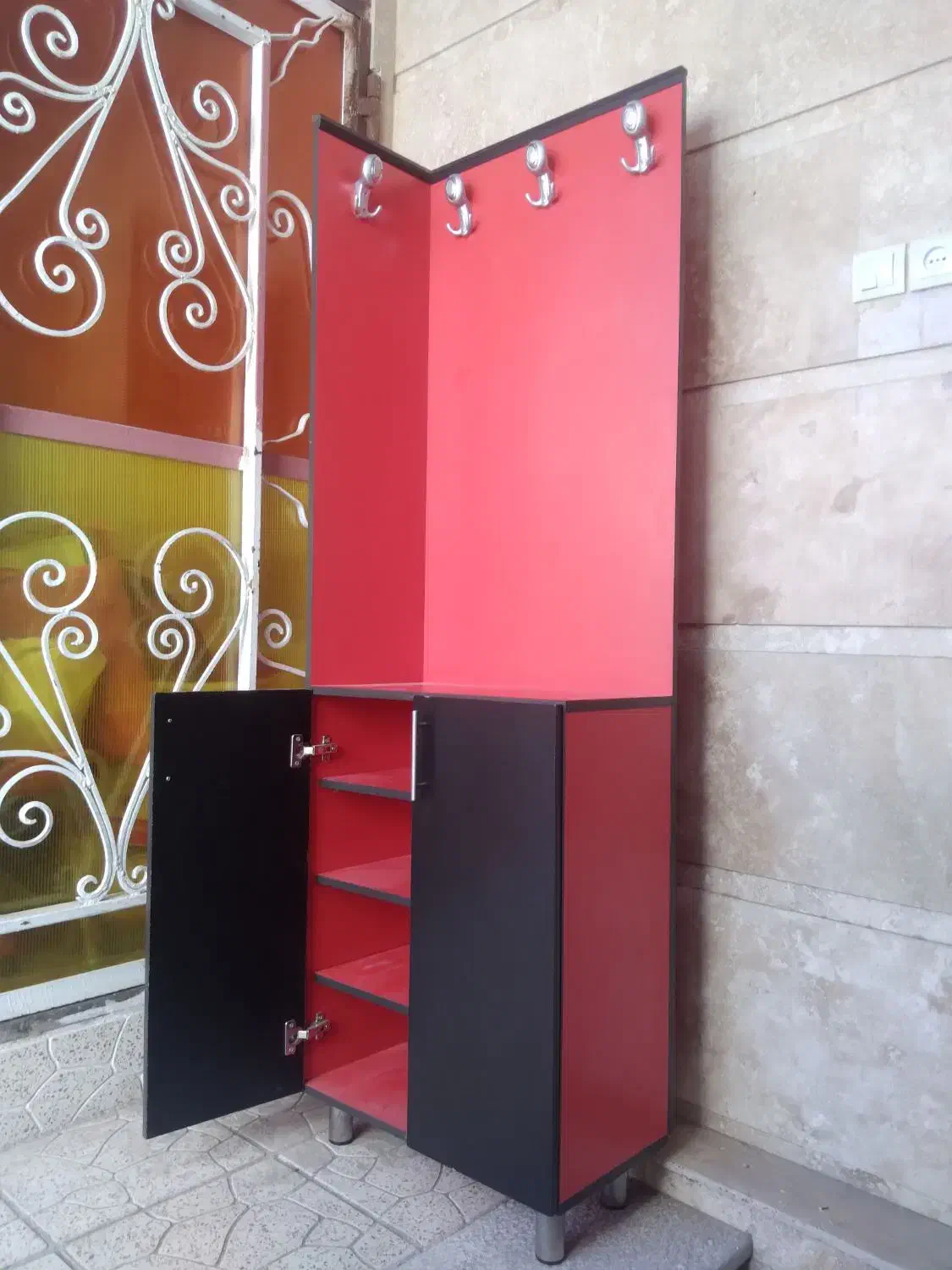 جا کفشی رخت آویزدار|جاکفشی، کمد، دراور|سراب, |دیوار