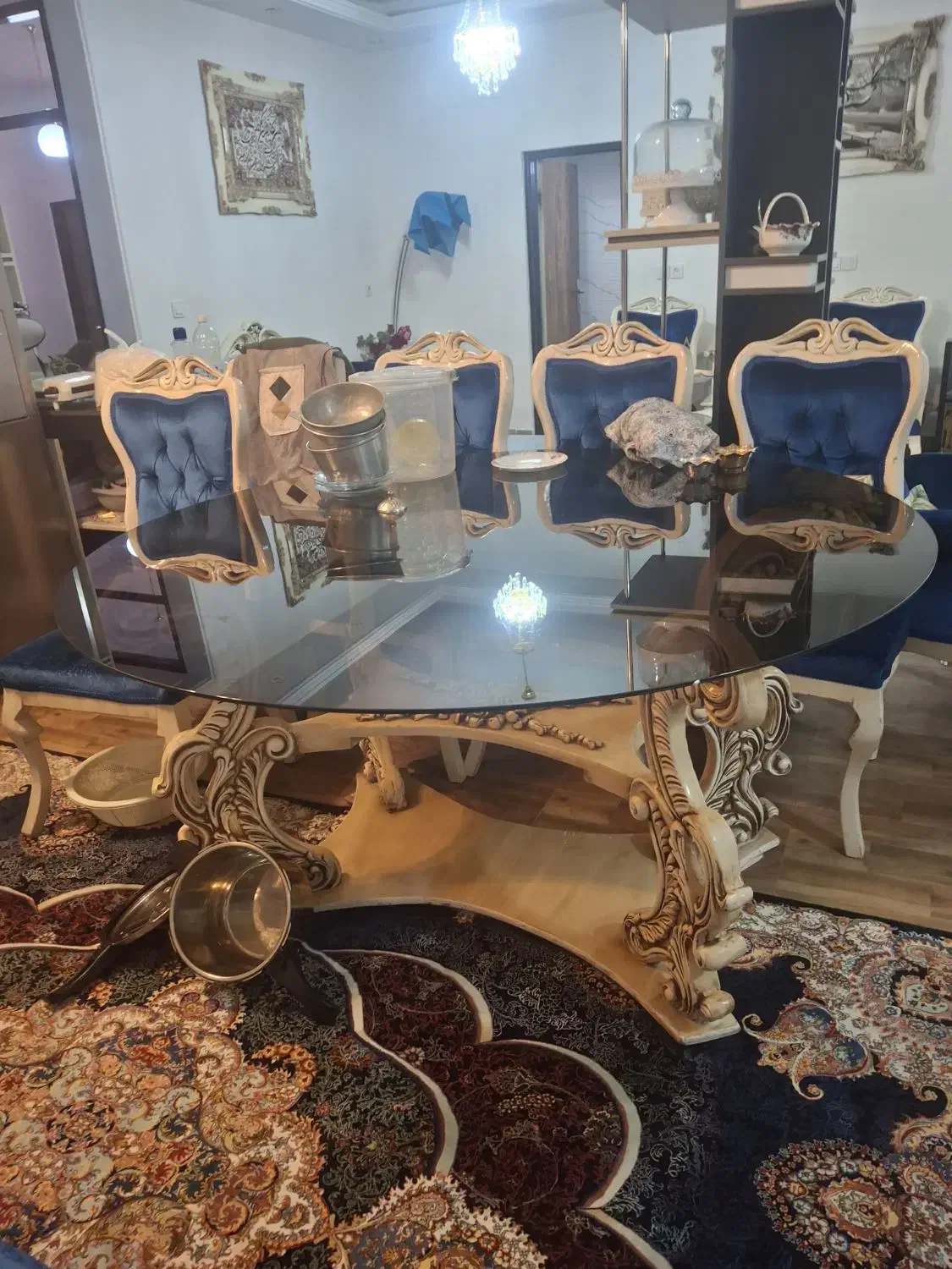 میز ناهار خوری|میز و صندلی غذاخوری|کوهسار (البرز), |دیوار