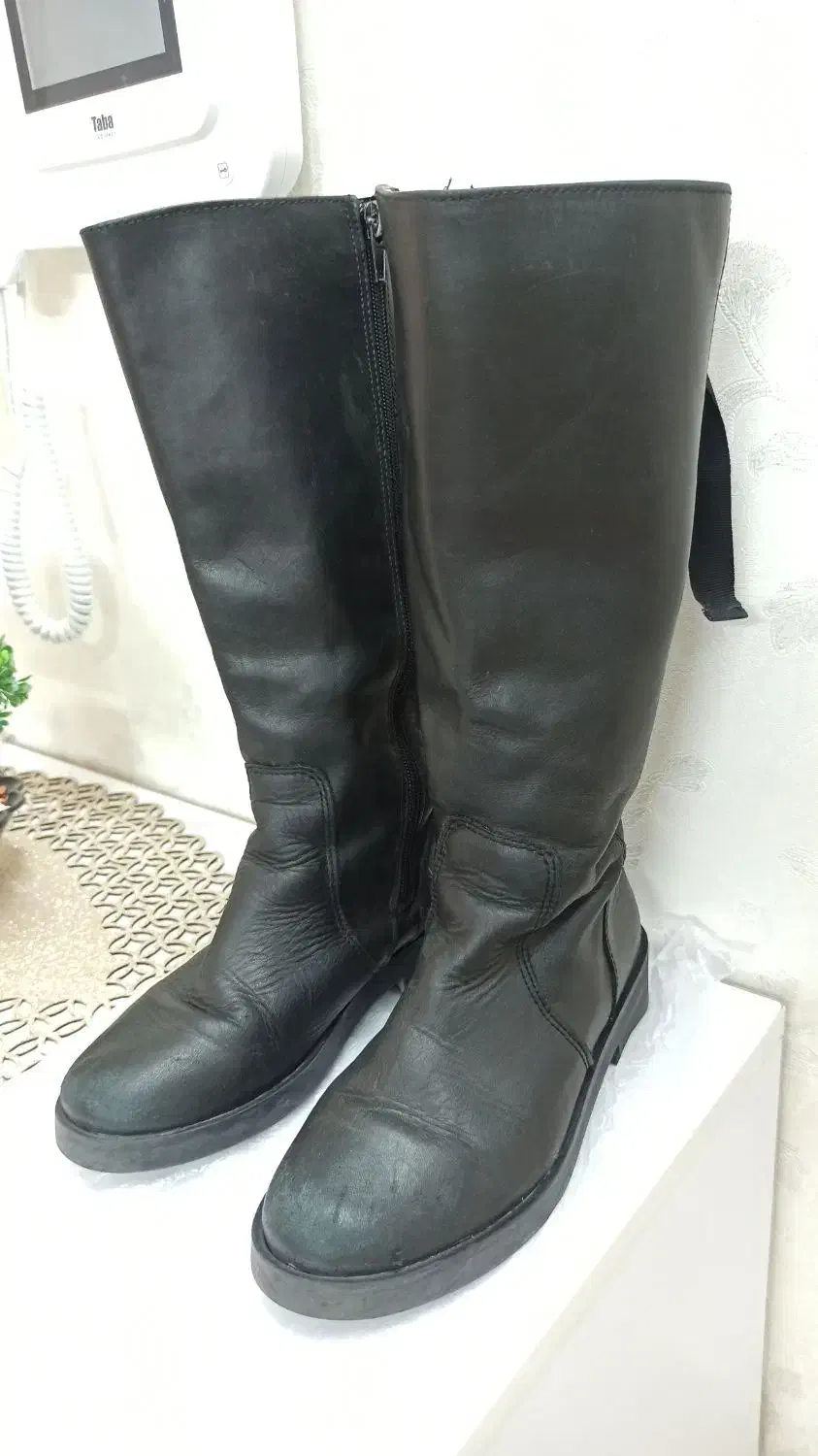 بوت بلند زارا ZARA دخترانه سایز 32|کیف، کفش، کمربند|قم, گلزار|دیوار