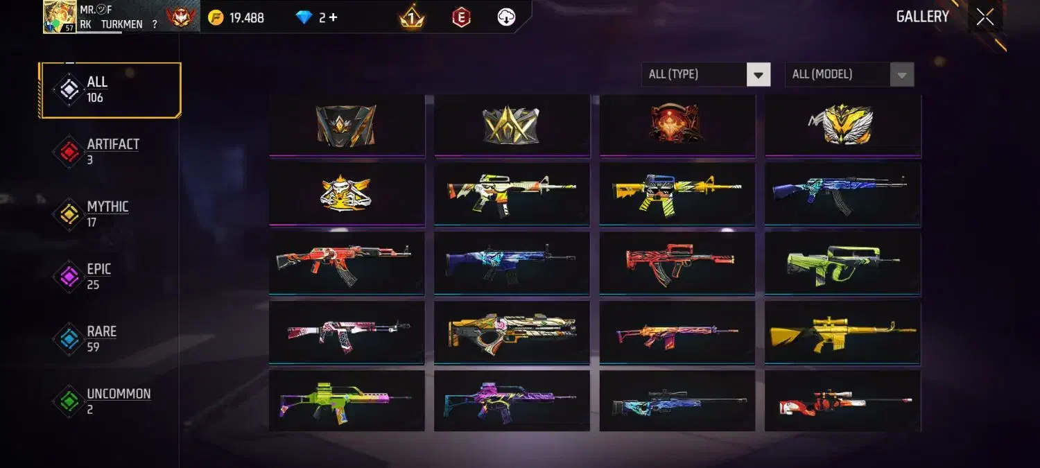 اکانت فری فایر - Free Fire|کنسول، بازی ویدئویی و آنلاین|آق قلا, |دیوار