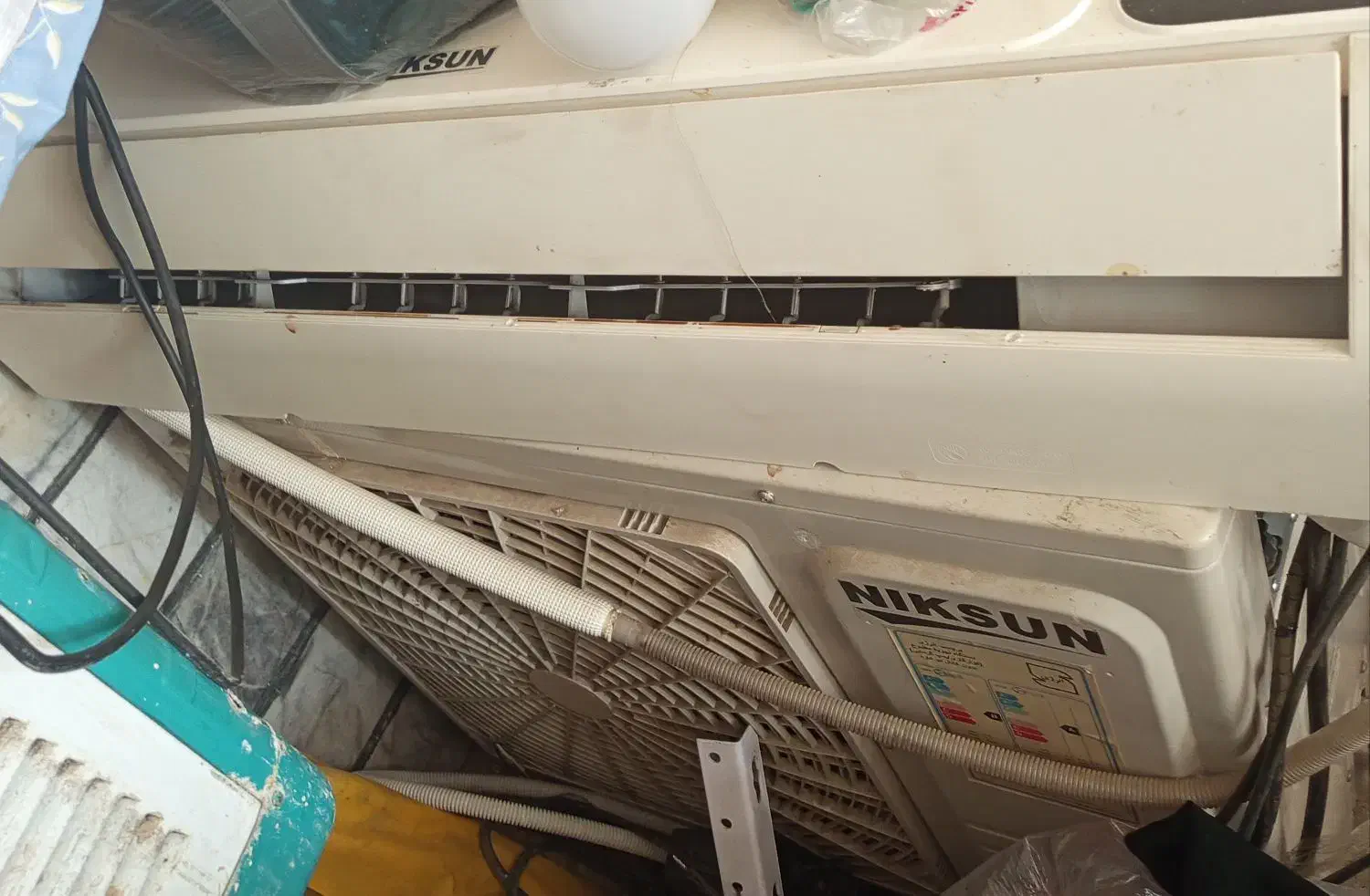 کولر گازی نی سان 24هزار|کولر گازی و فن‌کوئل|تاکستان, |دیوار