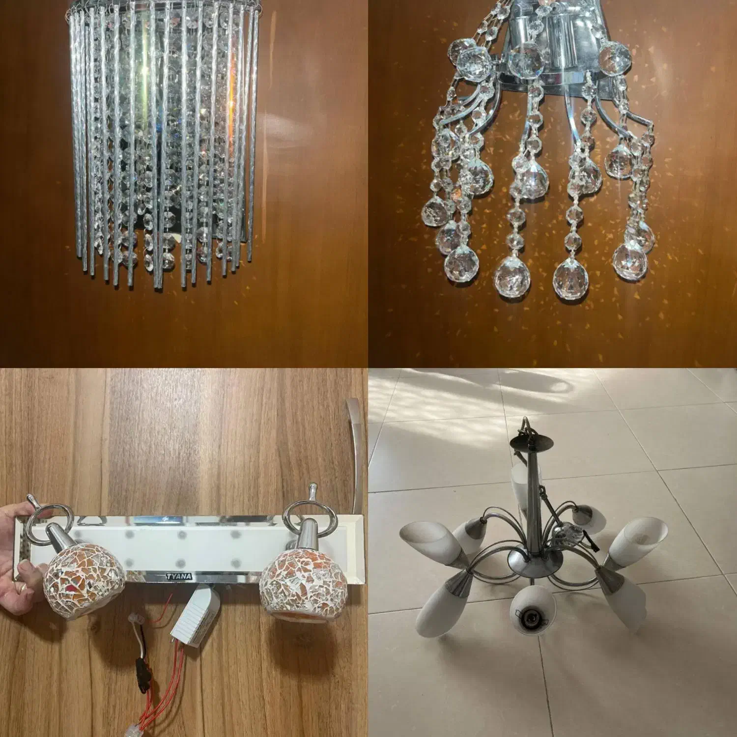 لوستر|لوستر و چراغ آویز|رشت, پیرسرا|دیوار