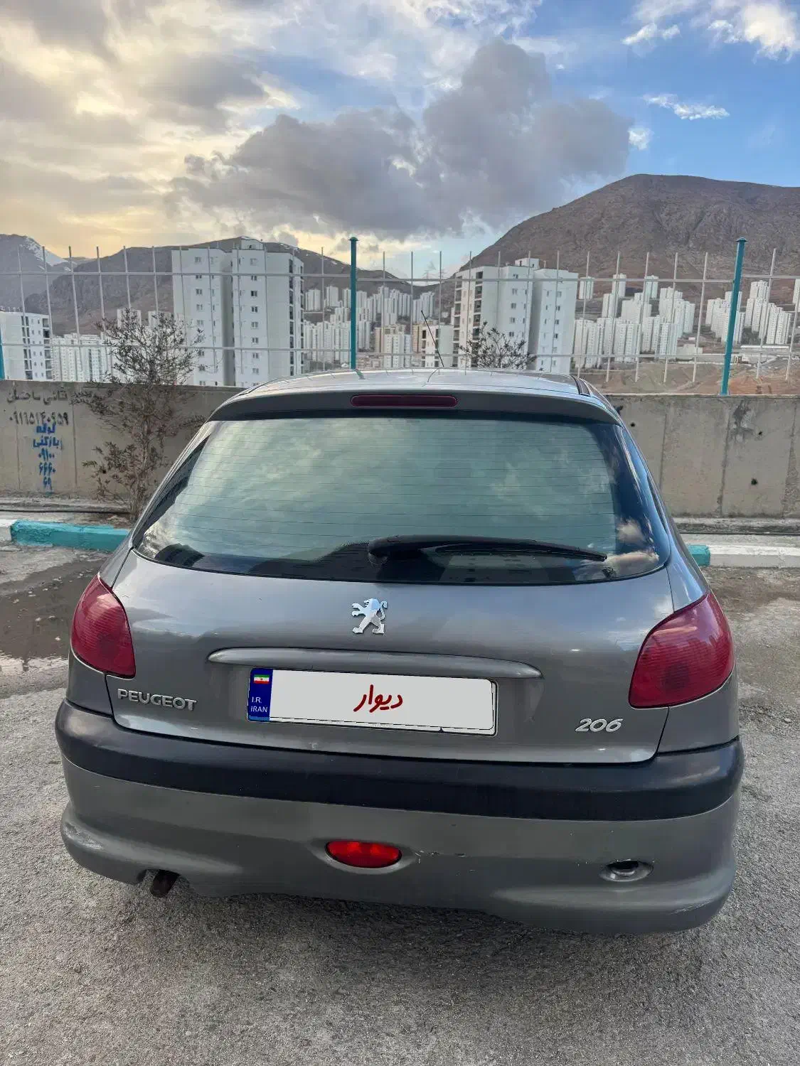 پژو ۲۰۶تیپ ۳|خودرو سواری و وانت|پردیس, فاز ۱۱|دیوار