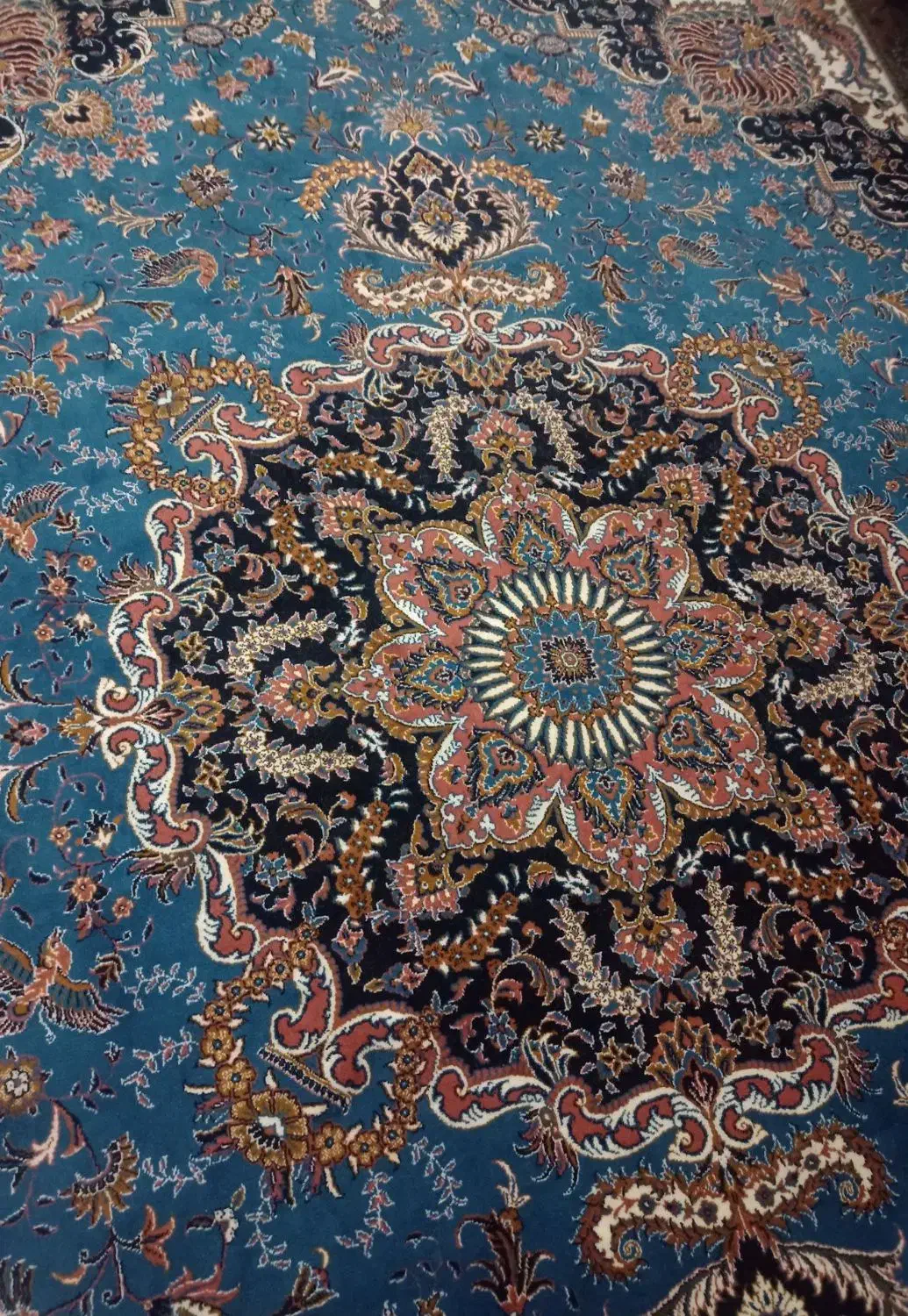 فرش 12 متری|فرش|قروه, |دیوار