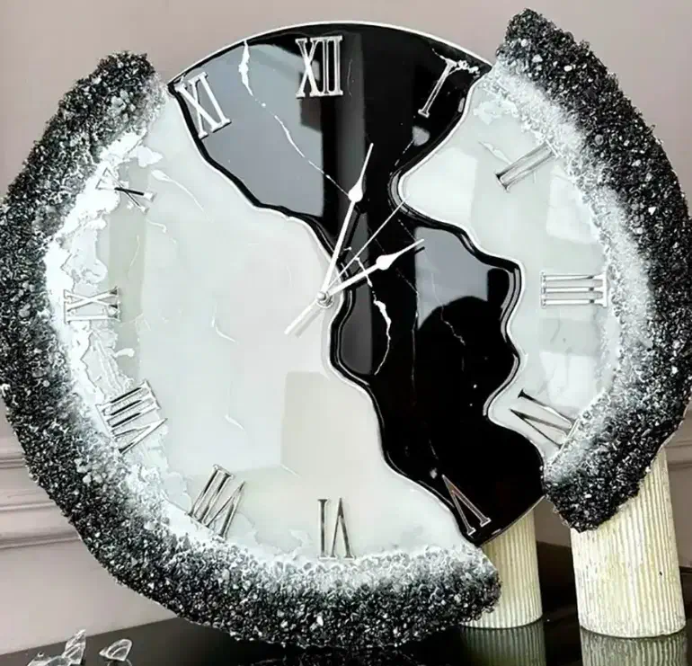 ساعت رزینی|ساعت دیواری و تزئینی|یاسوج, |دیوار