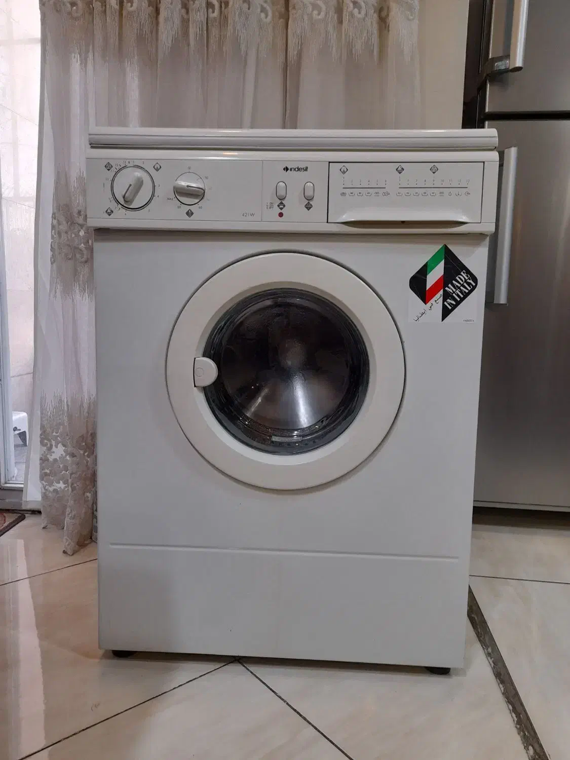 ماشین لباسشویی ایندزیت پنج کیلویی|ماشین لباسشویی و خشک‌کن لباس|تهران, ورزشگاه آزادی|دیوار