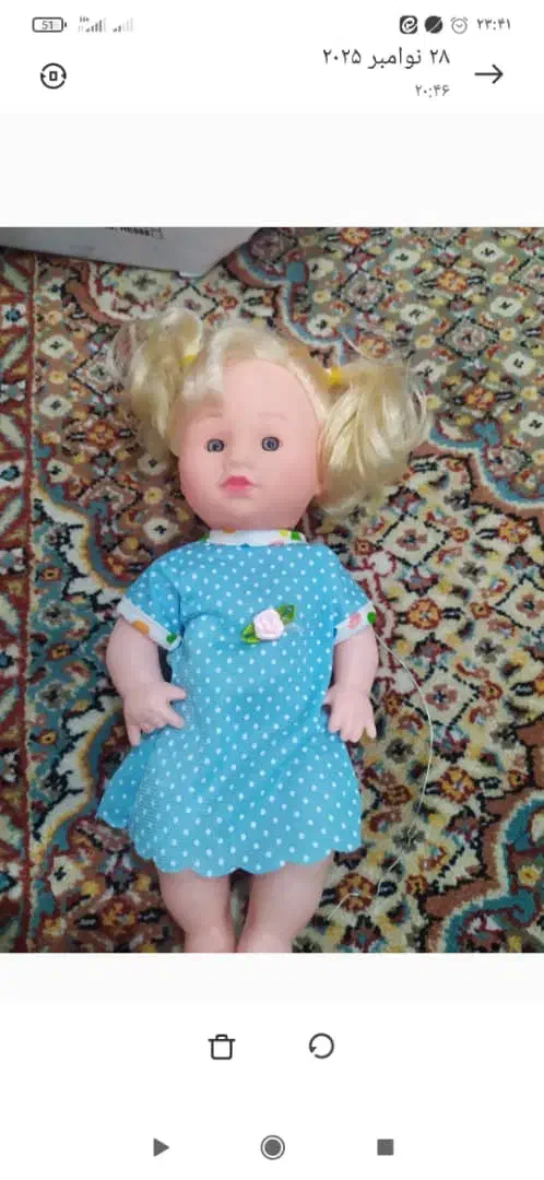 عروسک نونو|اسباب‌بازی بچه|اهواز, گلستان|دیوار