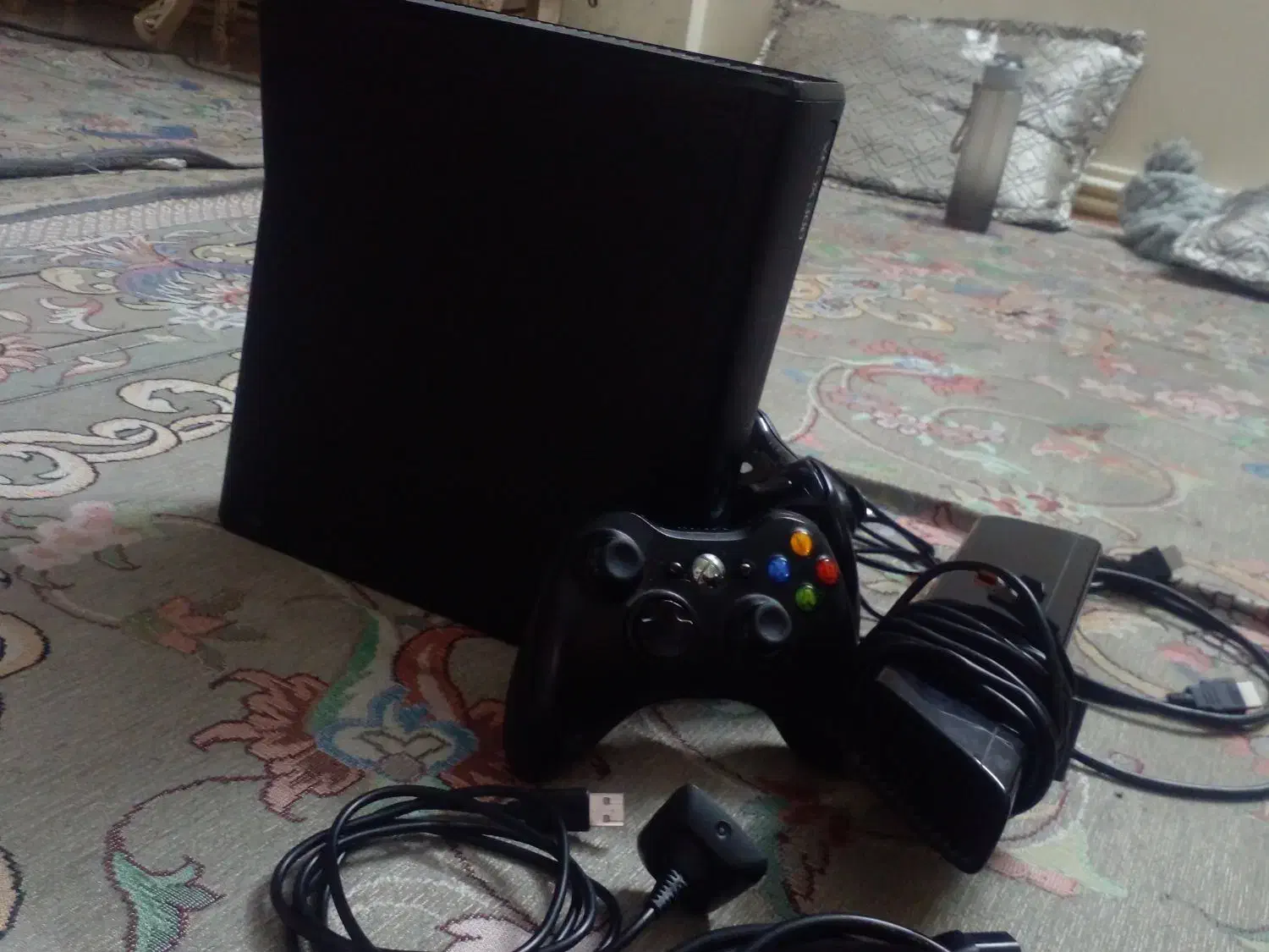 ایکس باکس ۳۶۰ اسلیم ۲۵۰ گیگ همراه کینکت ۳۴ تا بازی|کنسول، بازی ویدئویی و آنلاین|تهران, مسعودیه|دیوار