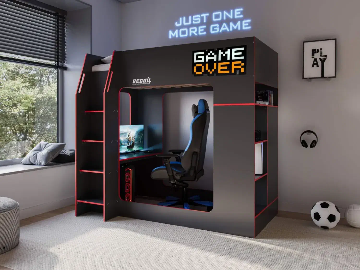 تخت خواب ،گیمینگ، میز تحریر، کمد دیواری|تخت و سرویس خواب|چهاردانگه (تهران), |دیوار