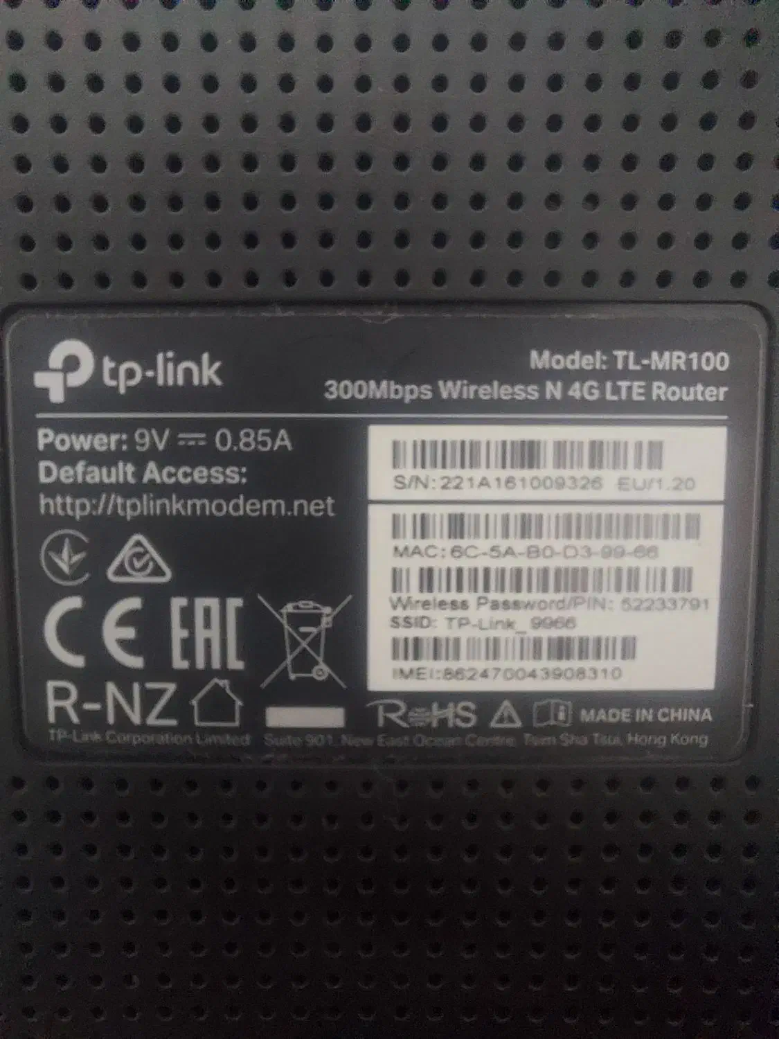 مودم آنلاک سیمکارتی tp-link MR100 در حد نو|مودم و تجهیزات شبکه|کرمانشاه, |دیوار