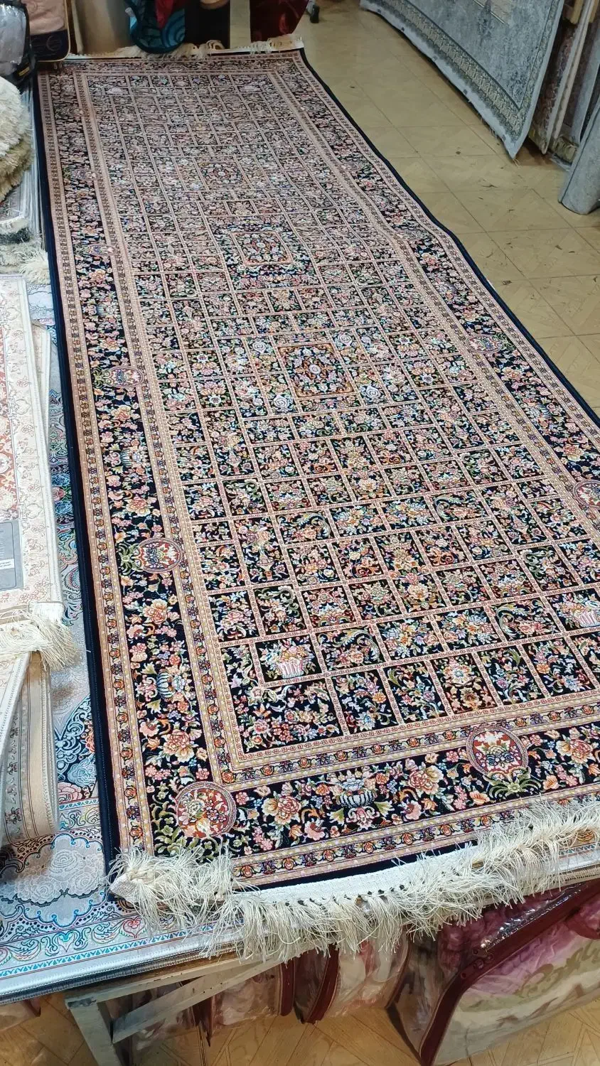 کناره فرش ۱۲۰۰ شانه اکرلیک نخ آلمان|فرش|تبریز, |دیوار