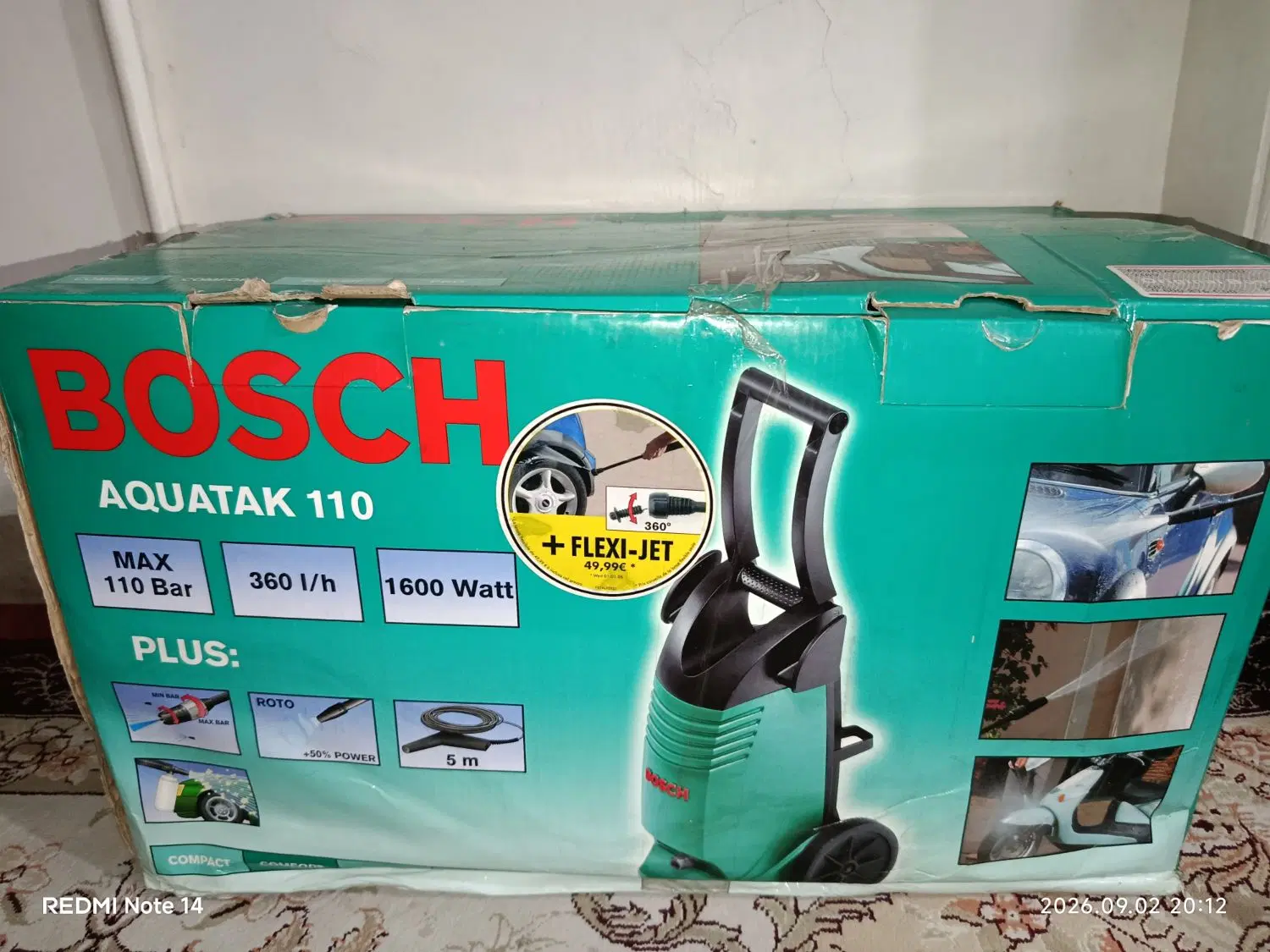 کارواش بوش مدلAQUATAK 110|ماشینآلات صنعتی|تهران, شهرک طالقانی|دیوار