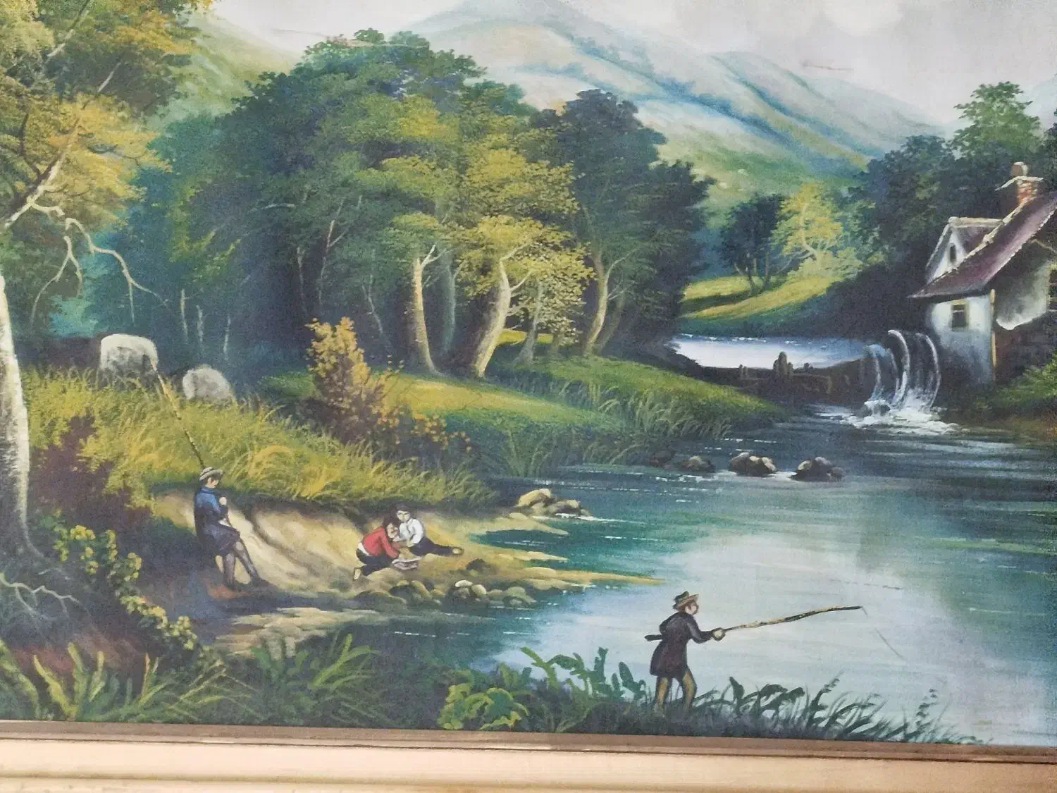 تابلو رنگ روغن قدیمی عتیقه استاد باجالانلو|تابلو، نقاشی، عکس|سهند, |دیوار