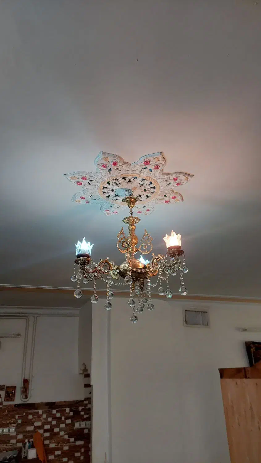 لوستر برنج|لوستر و چراغ آویز|بروجرد, |دیوار