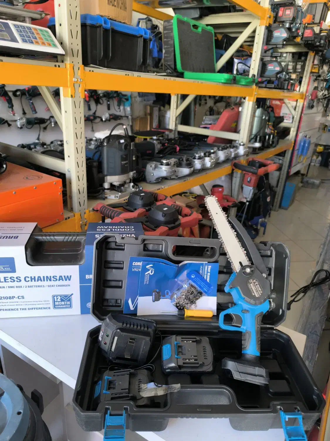 اره شارژی ۲۰ سانت ویوارکس با جعبه ابزار رسولی|ابزارآلات|بیرجند, |دیوار