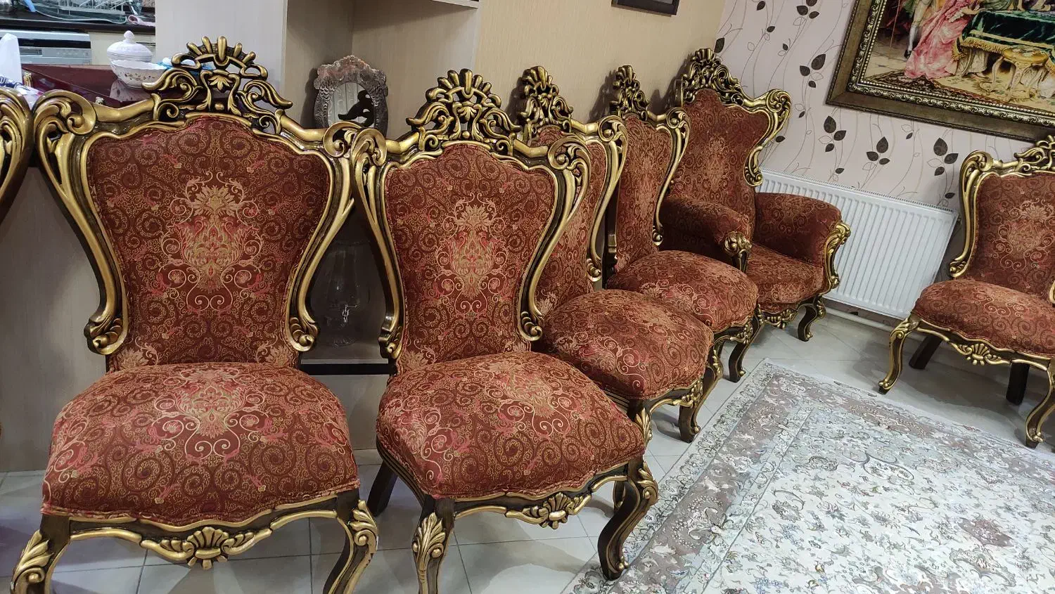 مبل سلطنتی و بوفه و نهار خوری در حد جهیزیه|مبلمان خانگی و میز عسلی|تبریز, |دیوار