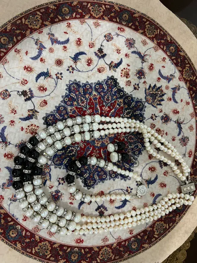 گردنبند مروارید اصل (ست) پرورشی|جواهرات|ارومیه, |دیوار