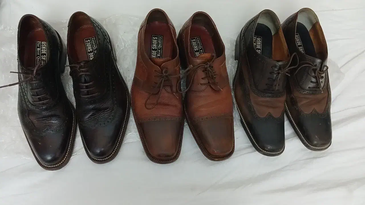 کفش دست دوز اصل کفش اسکوئی با جعبه سایز ۴۲|کیف، کفش، کمربند|اسکو, |دیوار