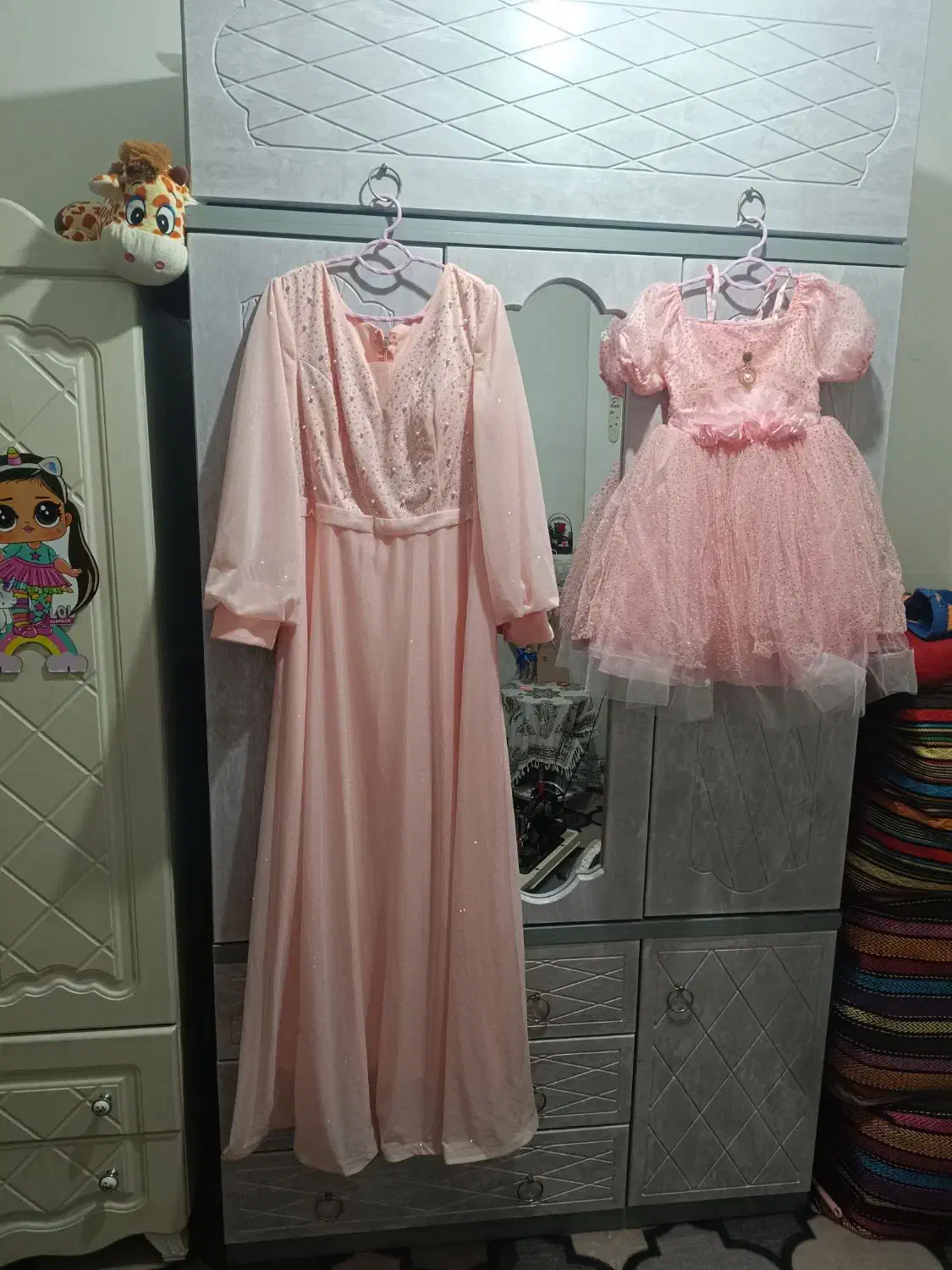 پیراهن مجلسی ست مادردختری|لباس|رباط‌کریم, نصیرشهر|دیوار