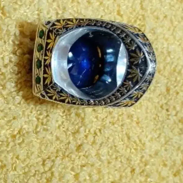 انگشتر نقره یاقوت کبود|جواهرات|بوشهر, |دیوار