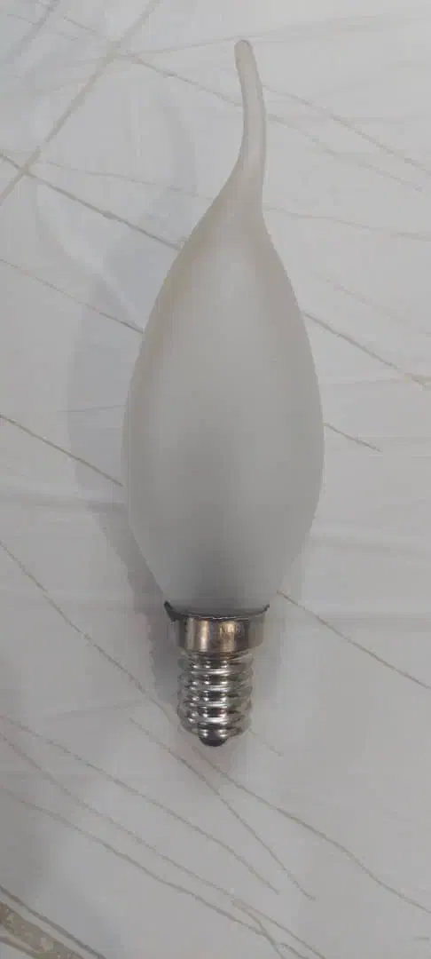 لامپ شمعی سرپیچ کوچک نو 10 عدد 7 وات آفتابی|لامپ و چراغ|رشت, خمیران زاهدان|دیوار