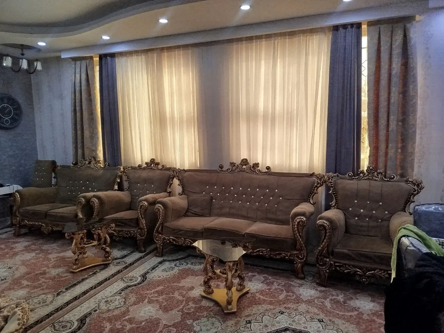 مبلمان سلطنتی|مبلمان خانگی و میز عسلی|ایلام, |دیوار