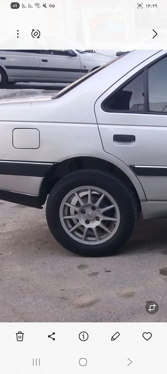 ۴حلقه رینگ ۱۱ پر سایز ۱۵ با لاستیک نو|قطعات یدکی و لوازم جانبی|دورود, |دیوار