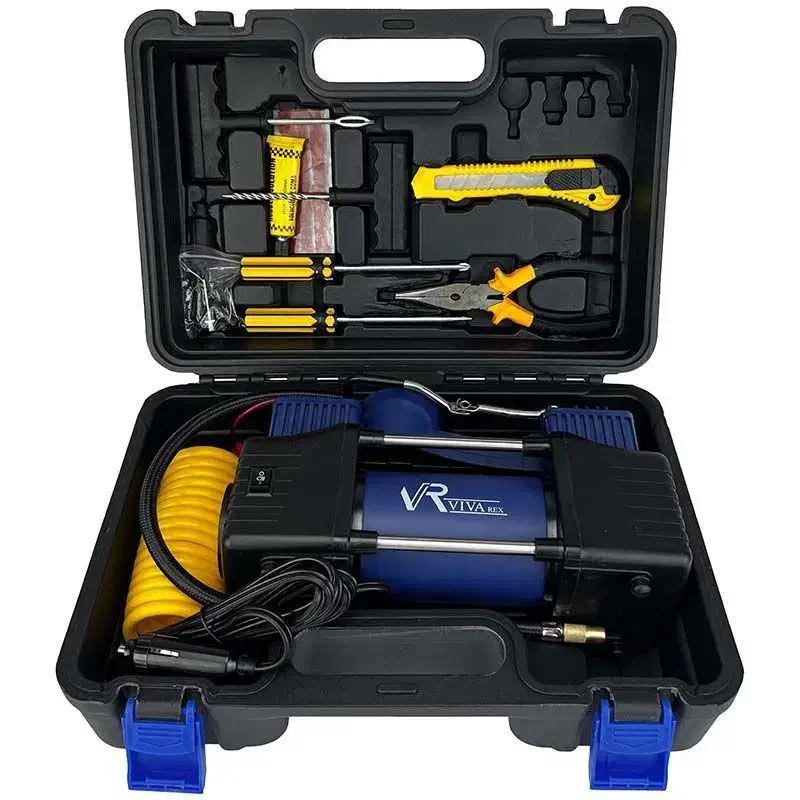 کمپرسور فندکی دو سیلندر ویوارکس مدل VR1207-ACT|ماشین‌آلات صنعتی|اردکان, |دیوار