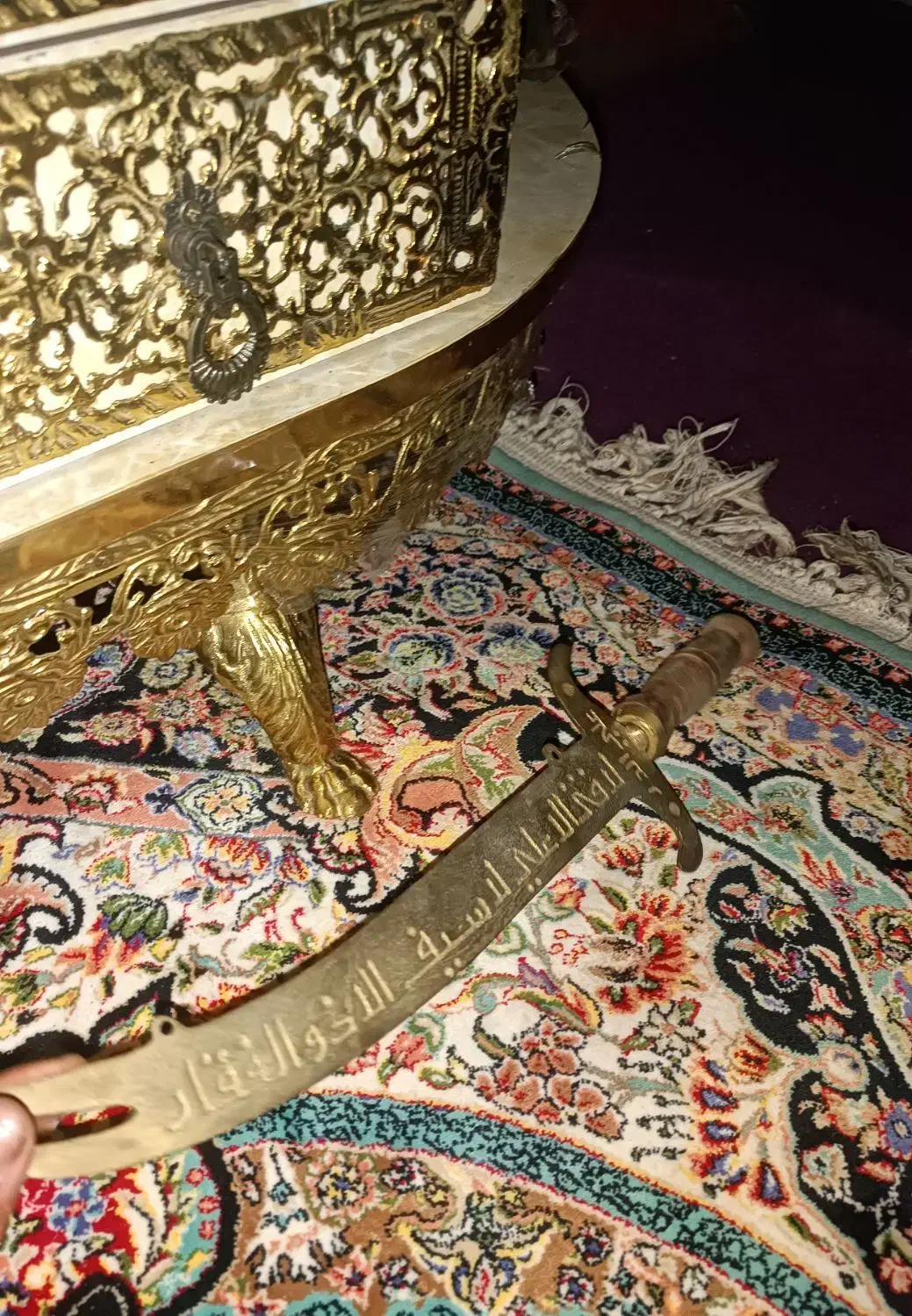 شمشیر قدیمی|کلکسیون اشیاء عتیقه|خمین, |دیوار