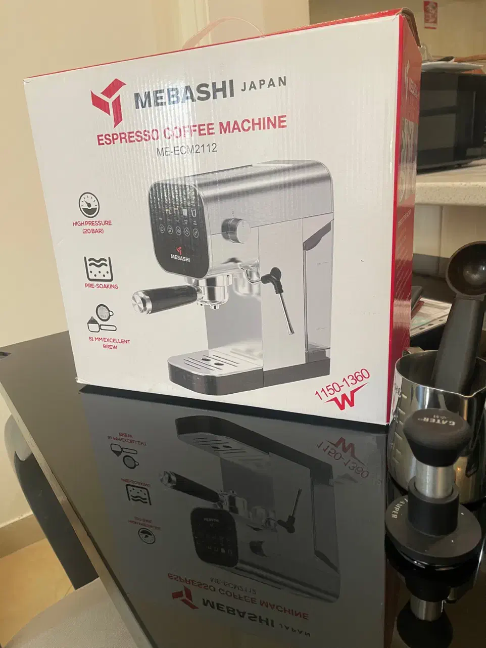 دستگاه اسپرسو ساز MEBASHI|سماور، چای‌ساز، قهوه‌ساز|کیش, |دیوار