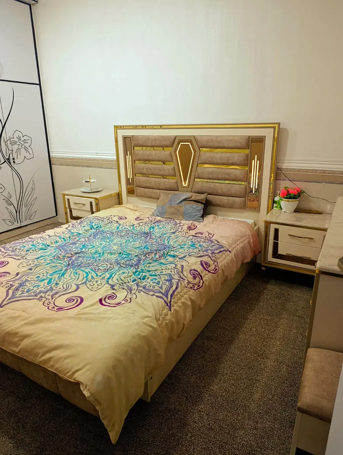 سرویس خواب دونفره درحدنو|تخت و سرویس خواب|اهواز, اسلام آباد شرقی|دیوار