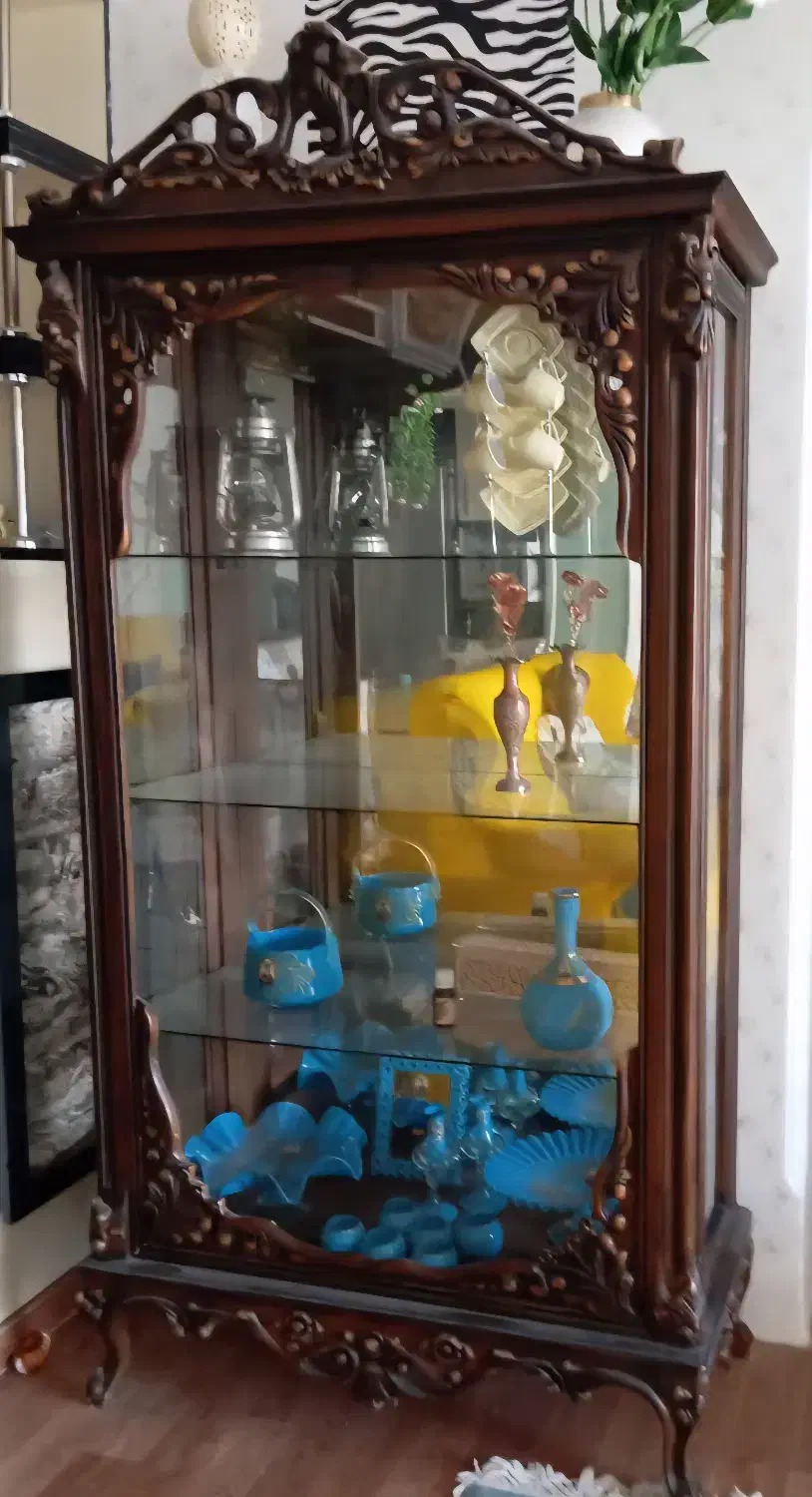 بوفه چوبی|بوفه، ویترین، کنسول|شهر بابک, |دیوار