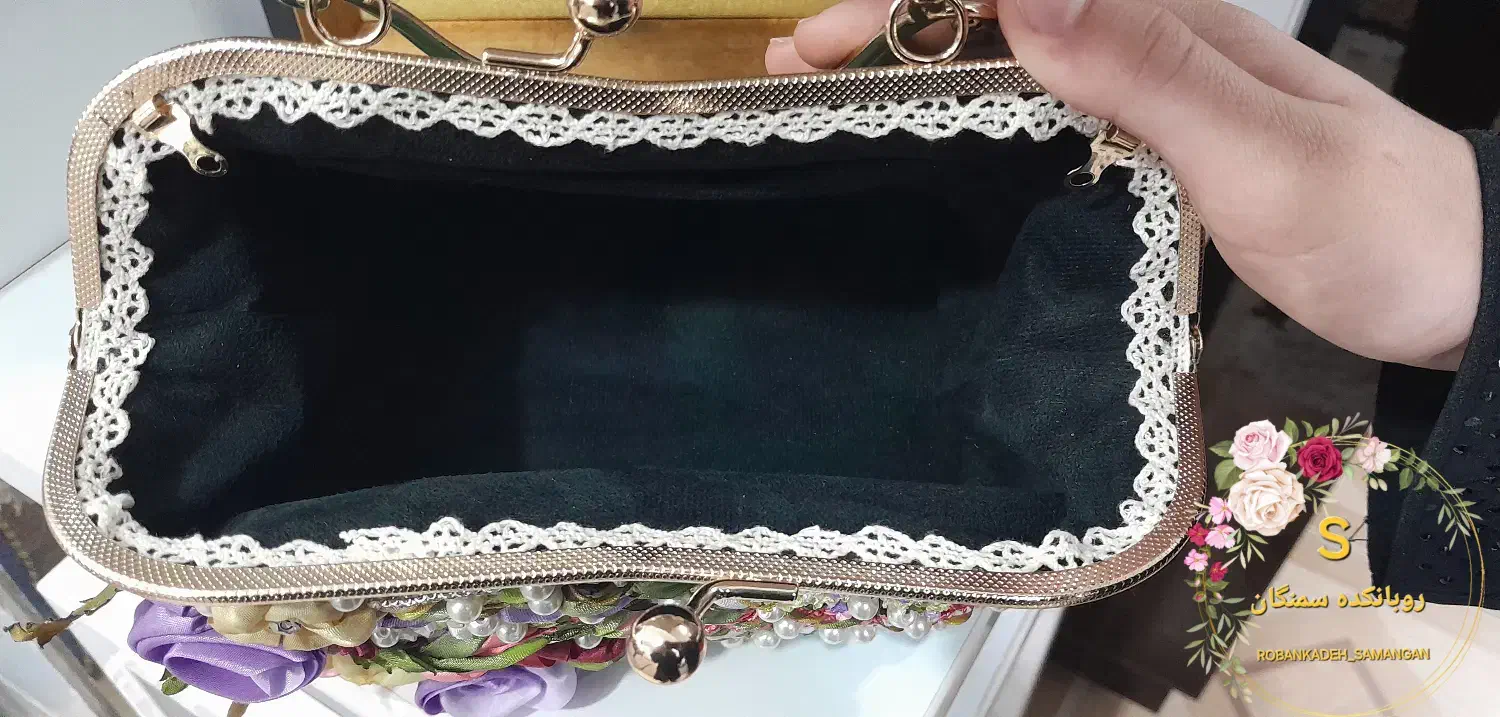 هنرهای دستی (روباندوزی)|کیف، کفش، کمربند|رفسنجان, |دیوار