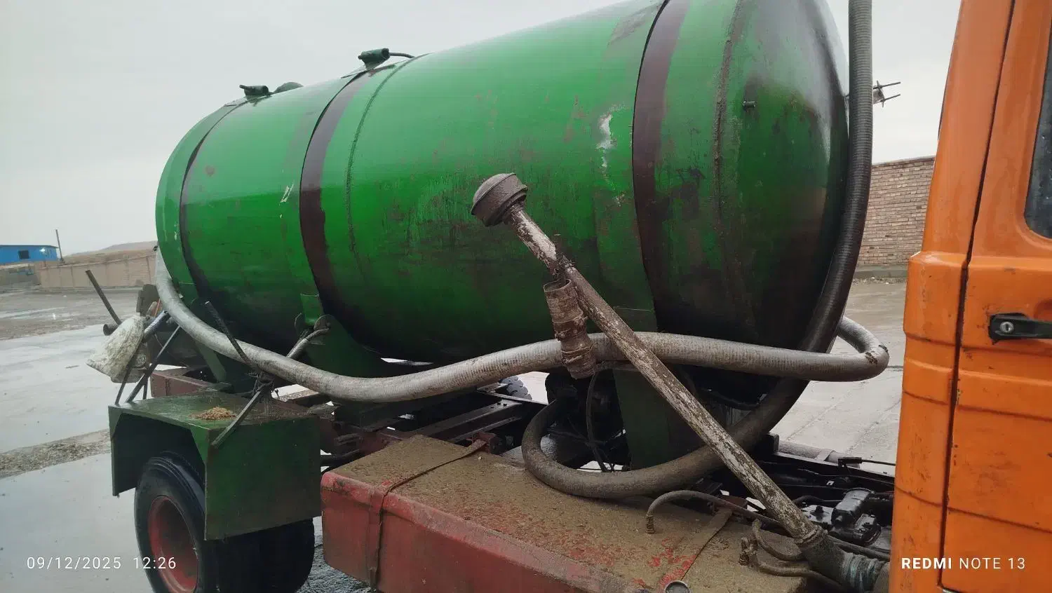 تانکر تخلیه چاه و پمپ شیش پر مکش قوی و بغل گیربکس|قطعات یدکی و لوازم جانبی|ملکان, |دیوار