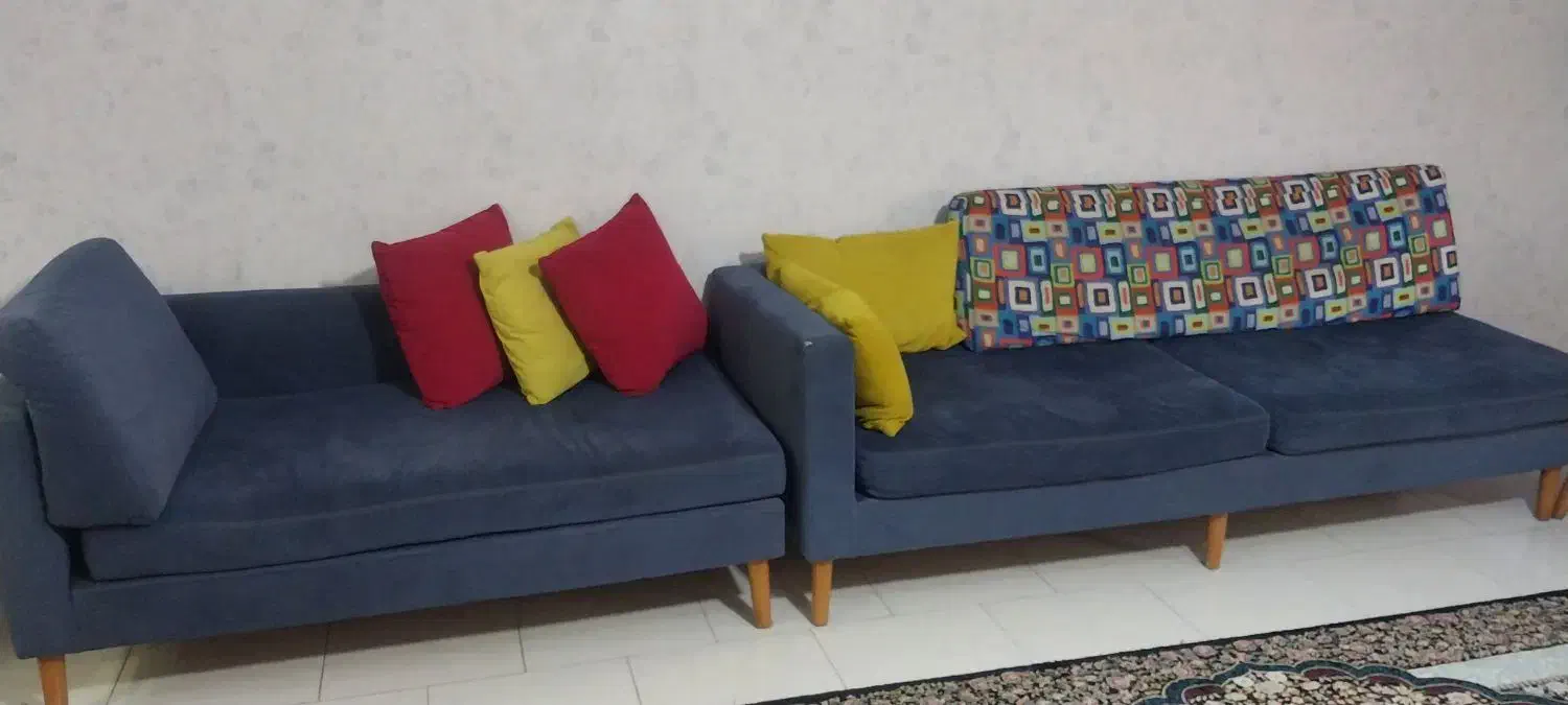 فروش مبل ۷نفره|مبلمان خانگی و میز عسلی|شاهدشهر, |دیوار