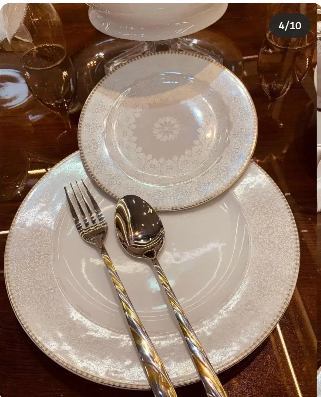 سرویس 26 پارچه چینی مقصود|ظروف سرو و پذیرایی|ساوه, |دیوار