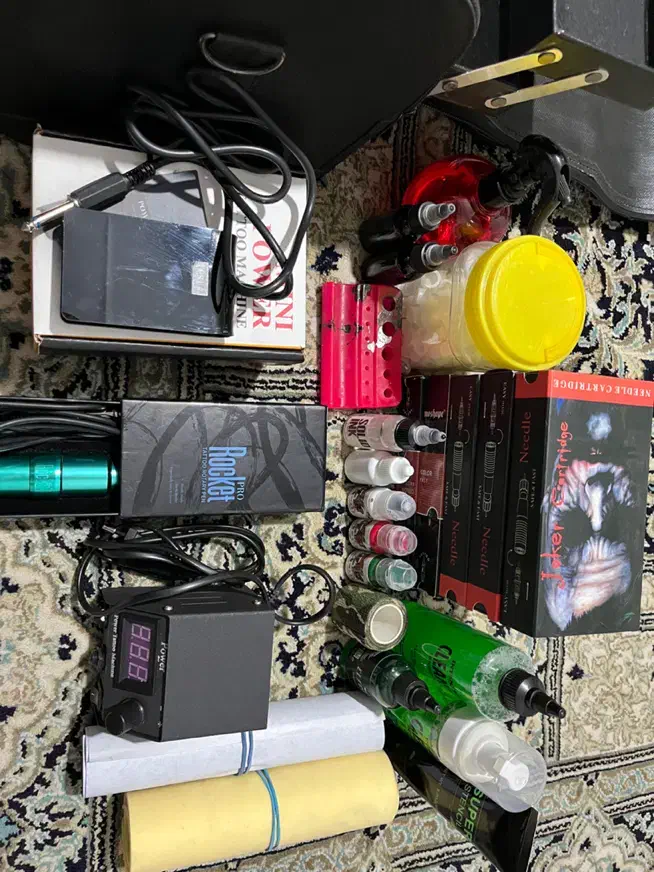 دستگاه تتو صورت و بدن همراه لوازم جانبی|آرایشی، بهداشتی، درمانی|پاکدشت, پاکدشت (مامازند)|دیوار