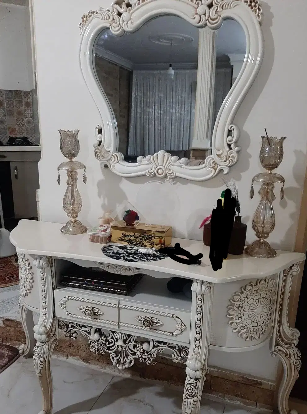 ست چوبی|بوفه، ویترین، کنسول|تاکستان, |دیوار