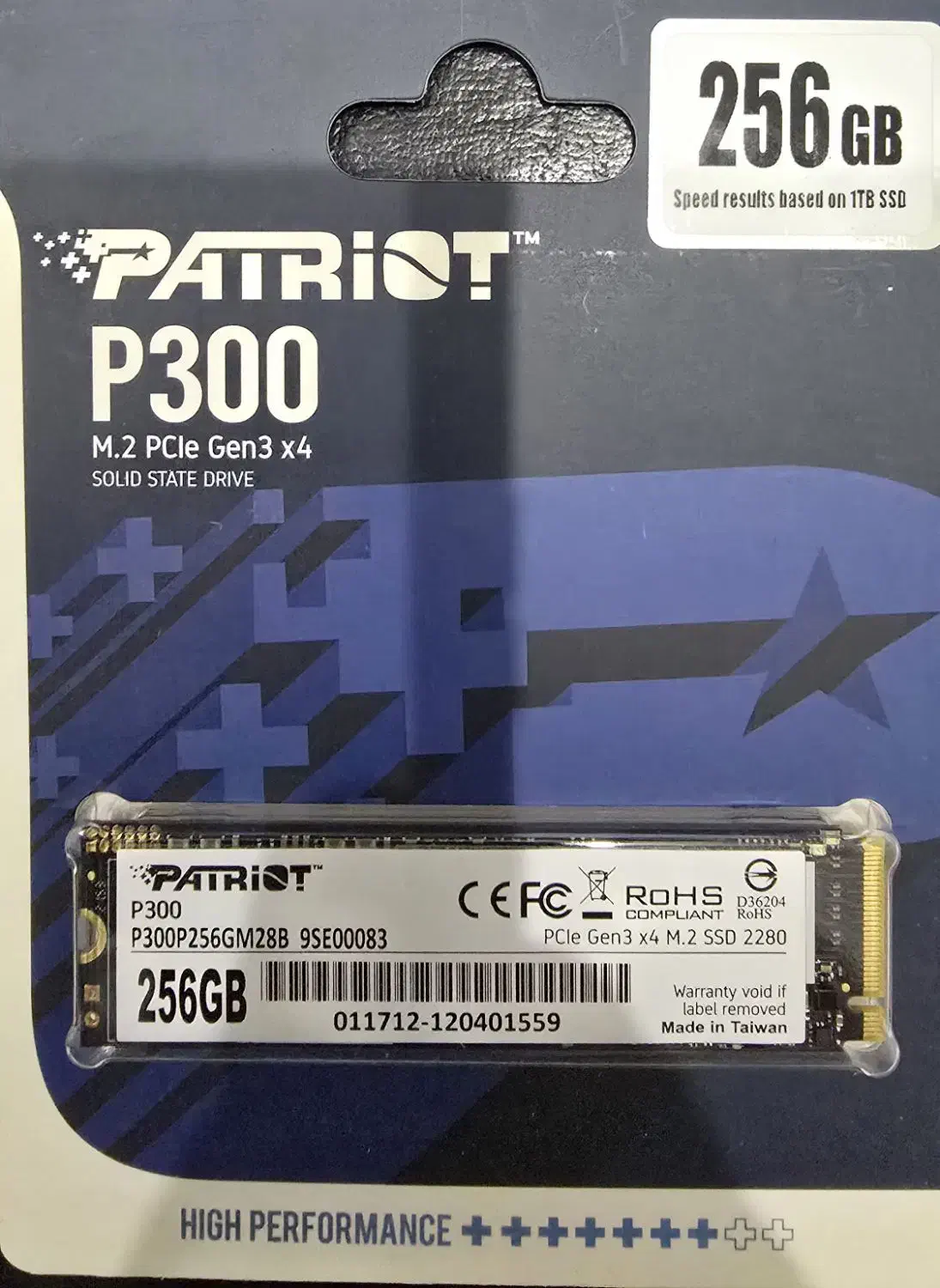 SSD M2 NVME 256GB PATRIOT اصل تایوانی نو پلمپ|قطعات و لوازم جانبی رایانه|بیرجند, |دیوار